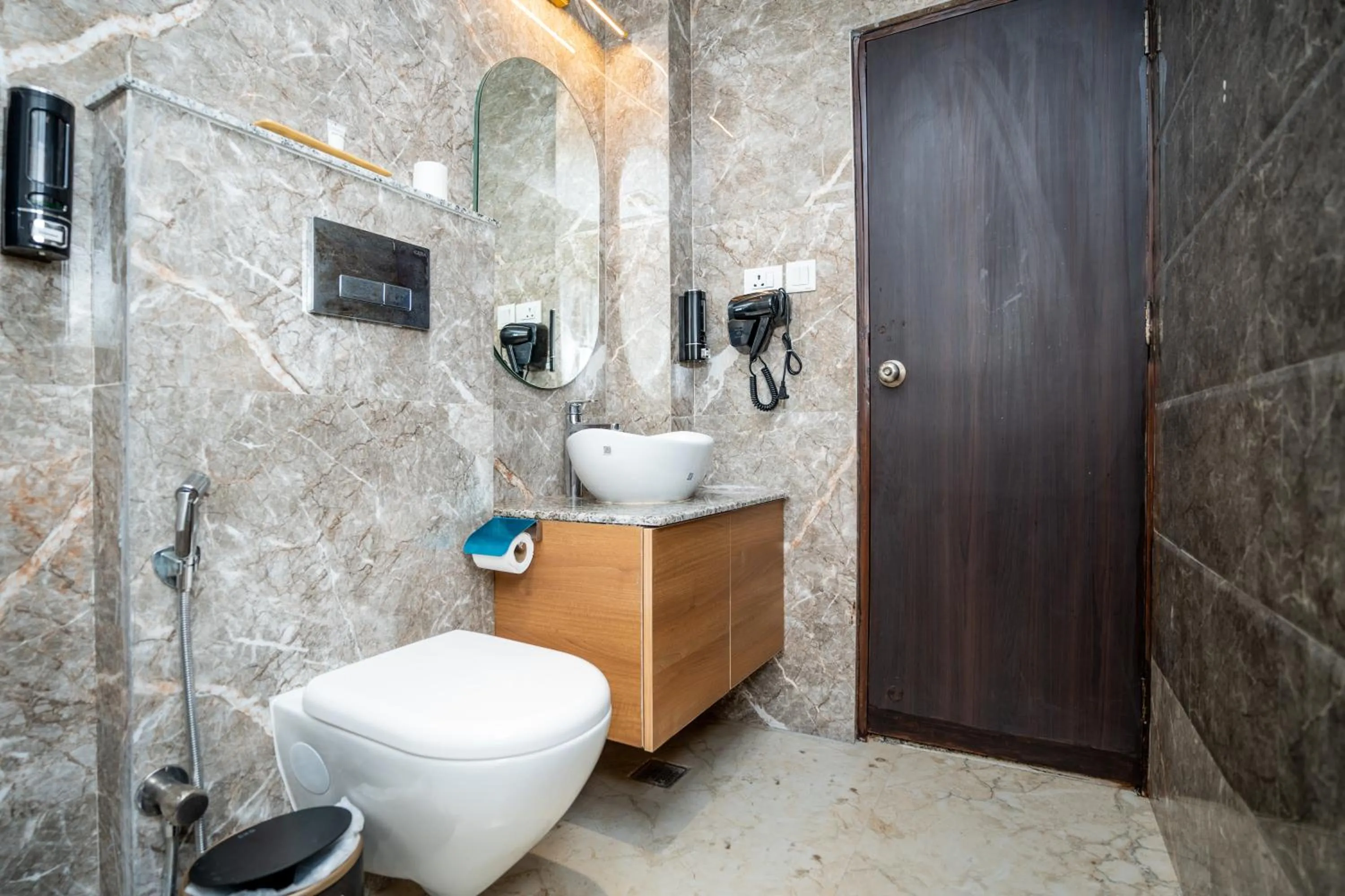 Bathroom in Hotel Marcopolo