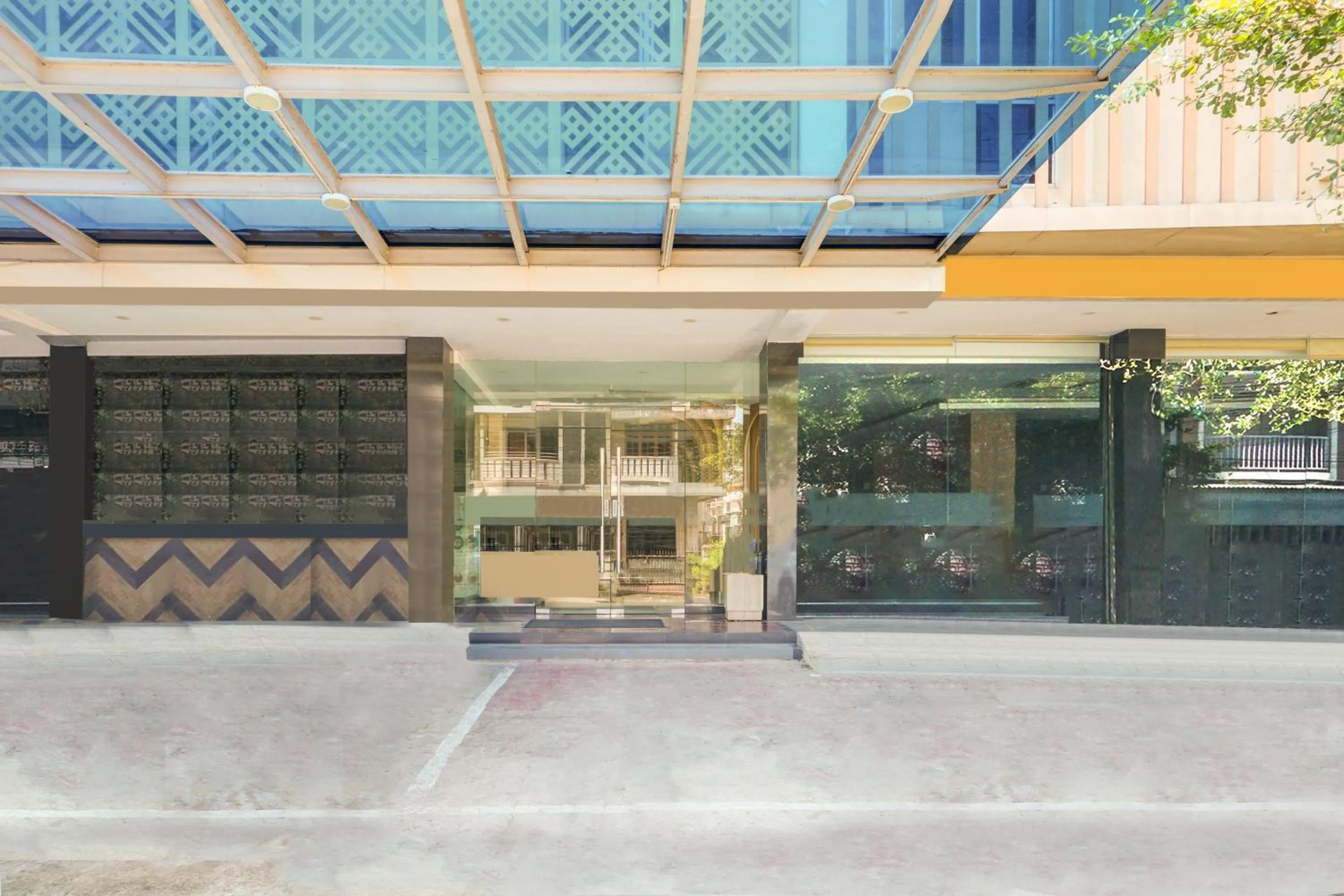 Facade/entrance in Townhouse Oak Palembang near Palembang Golf Club formerly KR Hotel