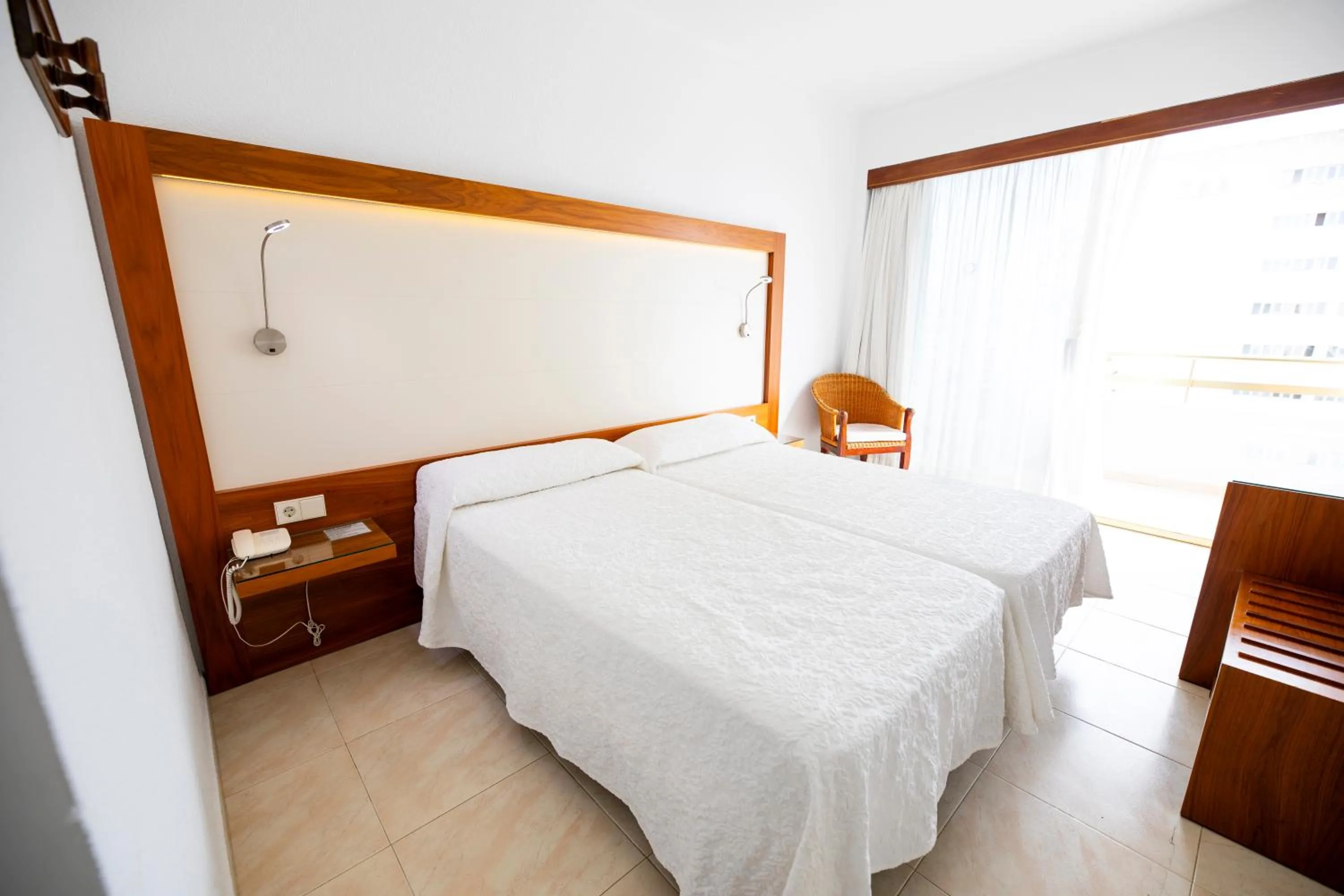 Bed in Hotel Biniamar