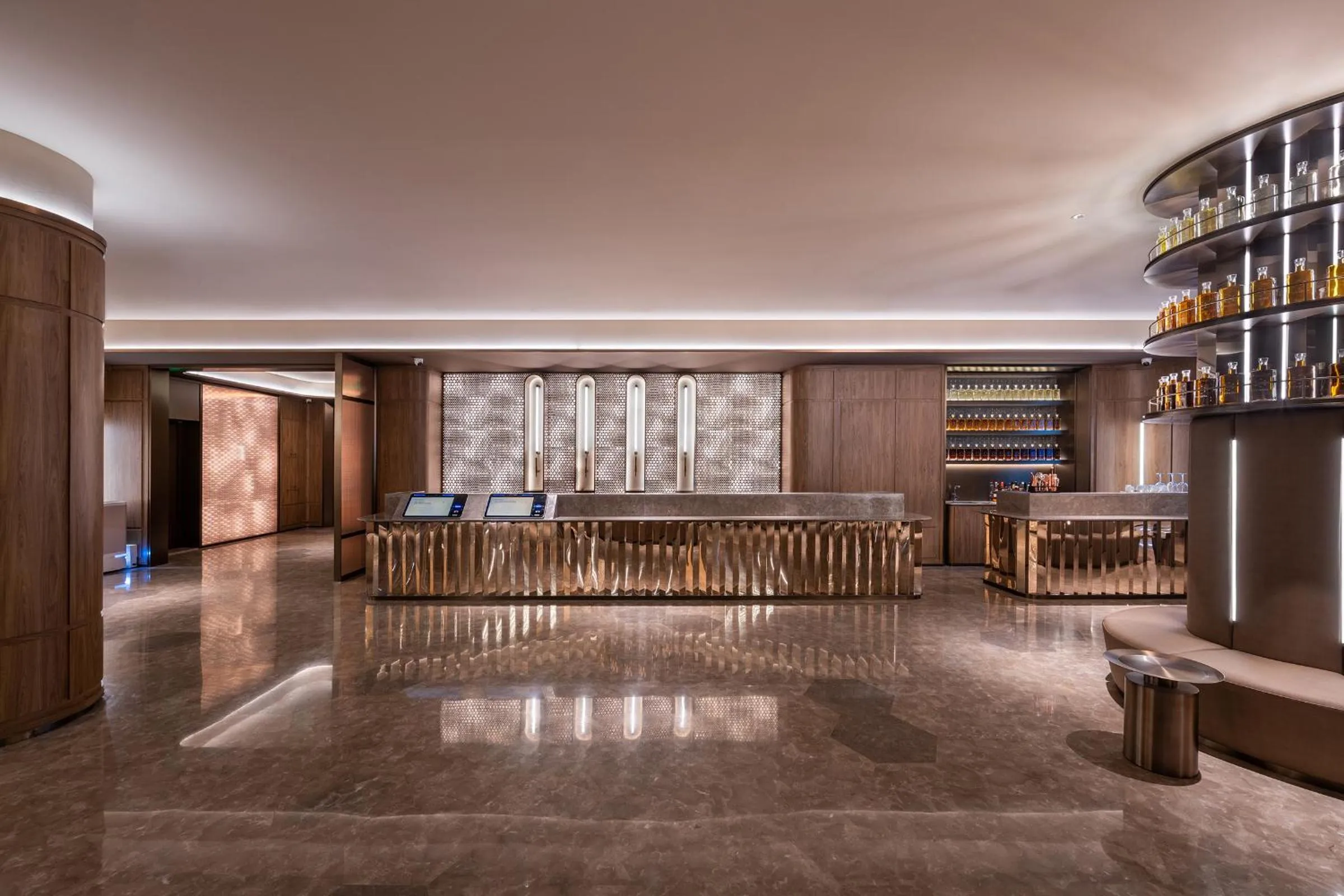 Living room in Crystal Orange Beijing Tiantan hospital and Head quarters Hotel