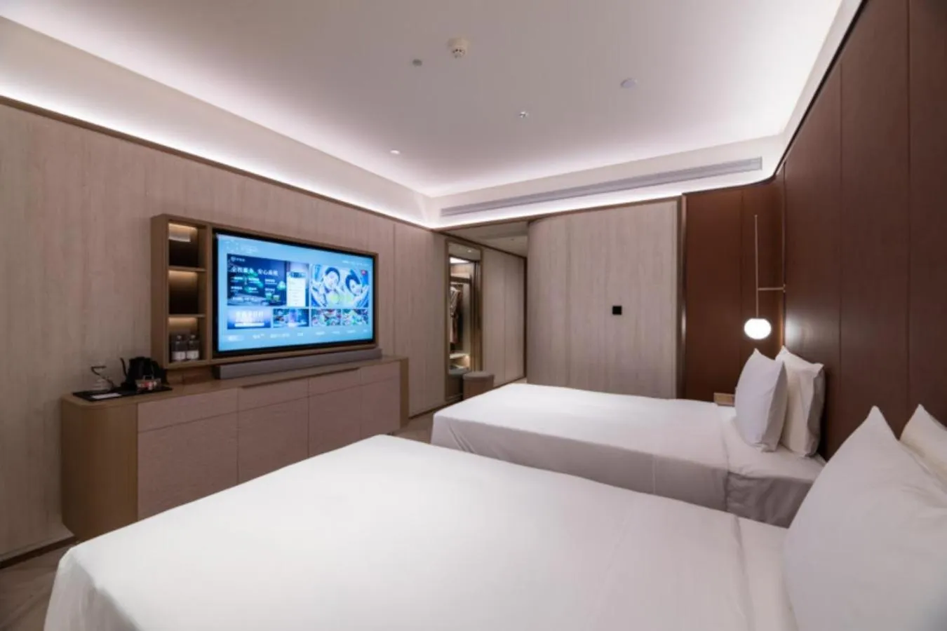 Bedroom in Crystal Orange Beijing Tiantan hospital and Head quarters Hotel