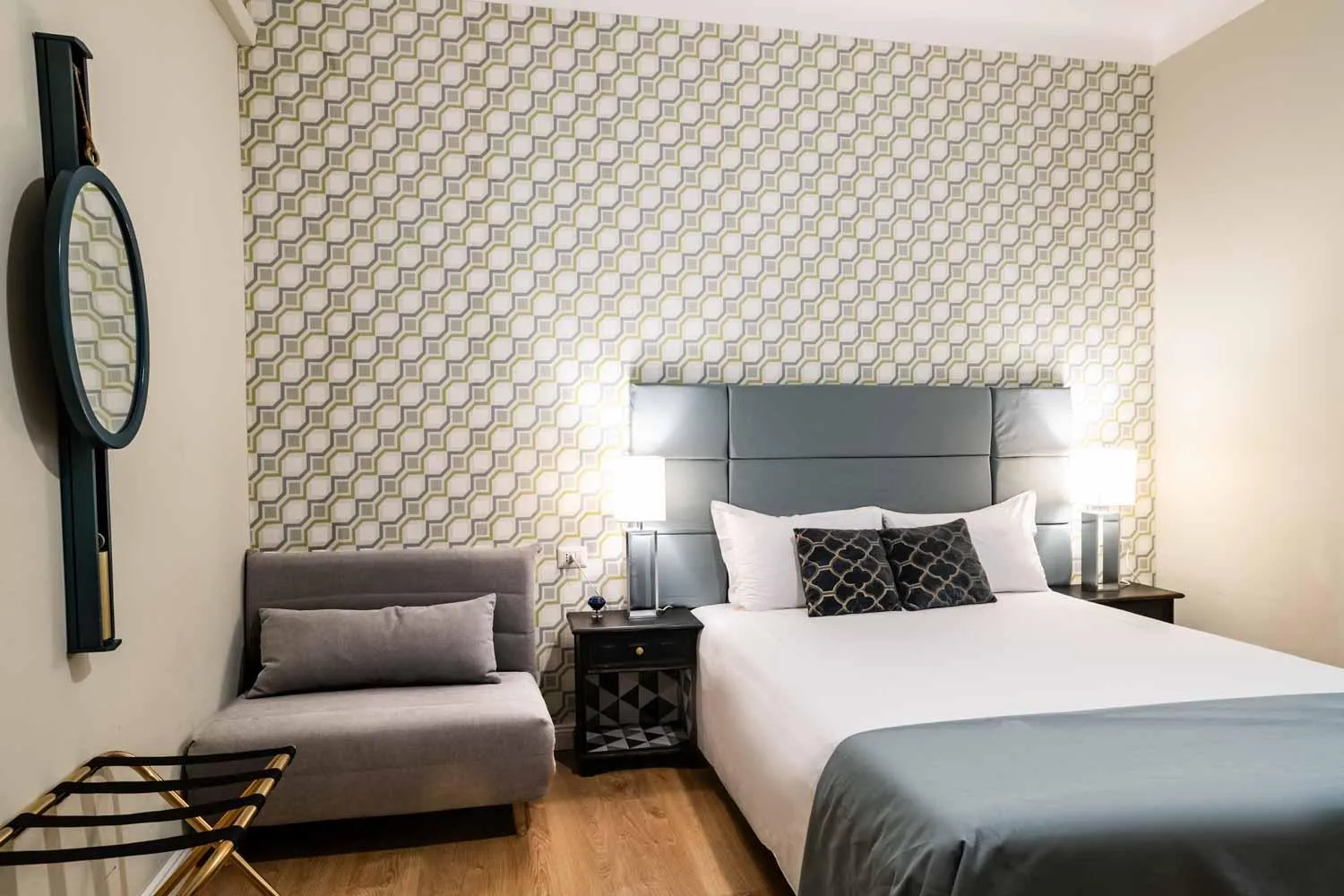 Bed in La Piazzetta Rooms & Apartments