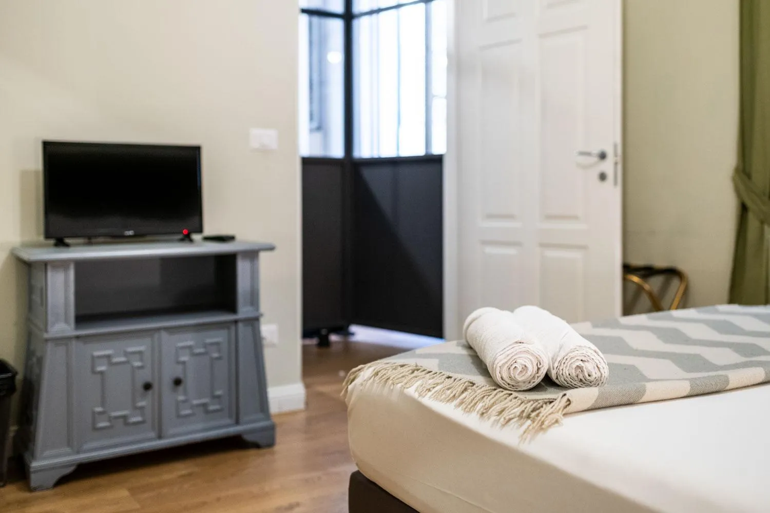 Bed in La Piazzetta Rooms & Apartments
