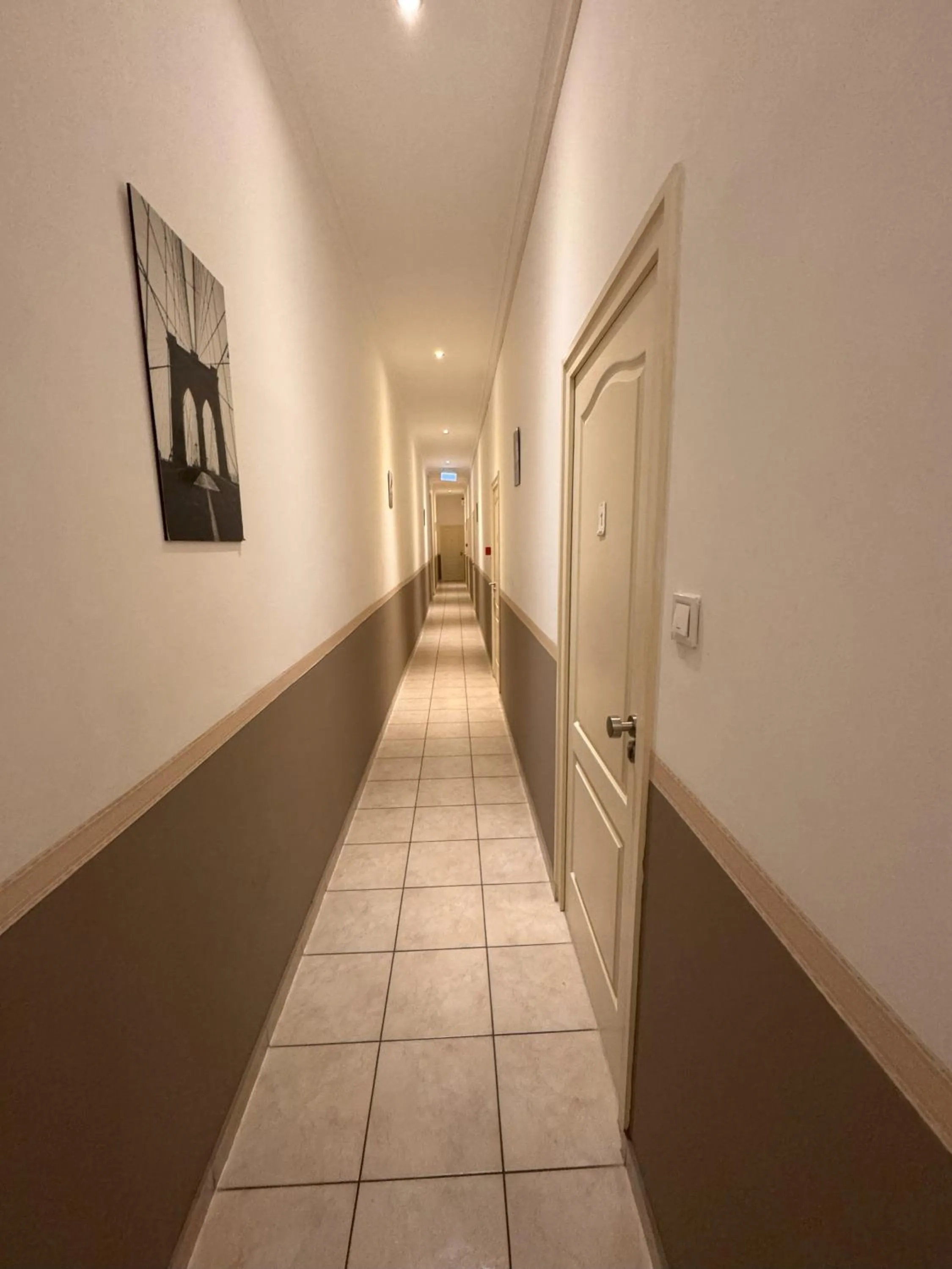 Property building in Omega Guesthouse Budapest