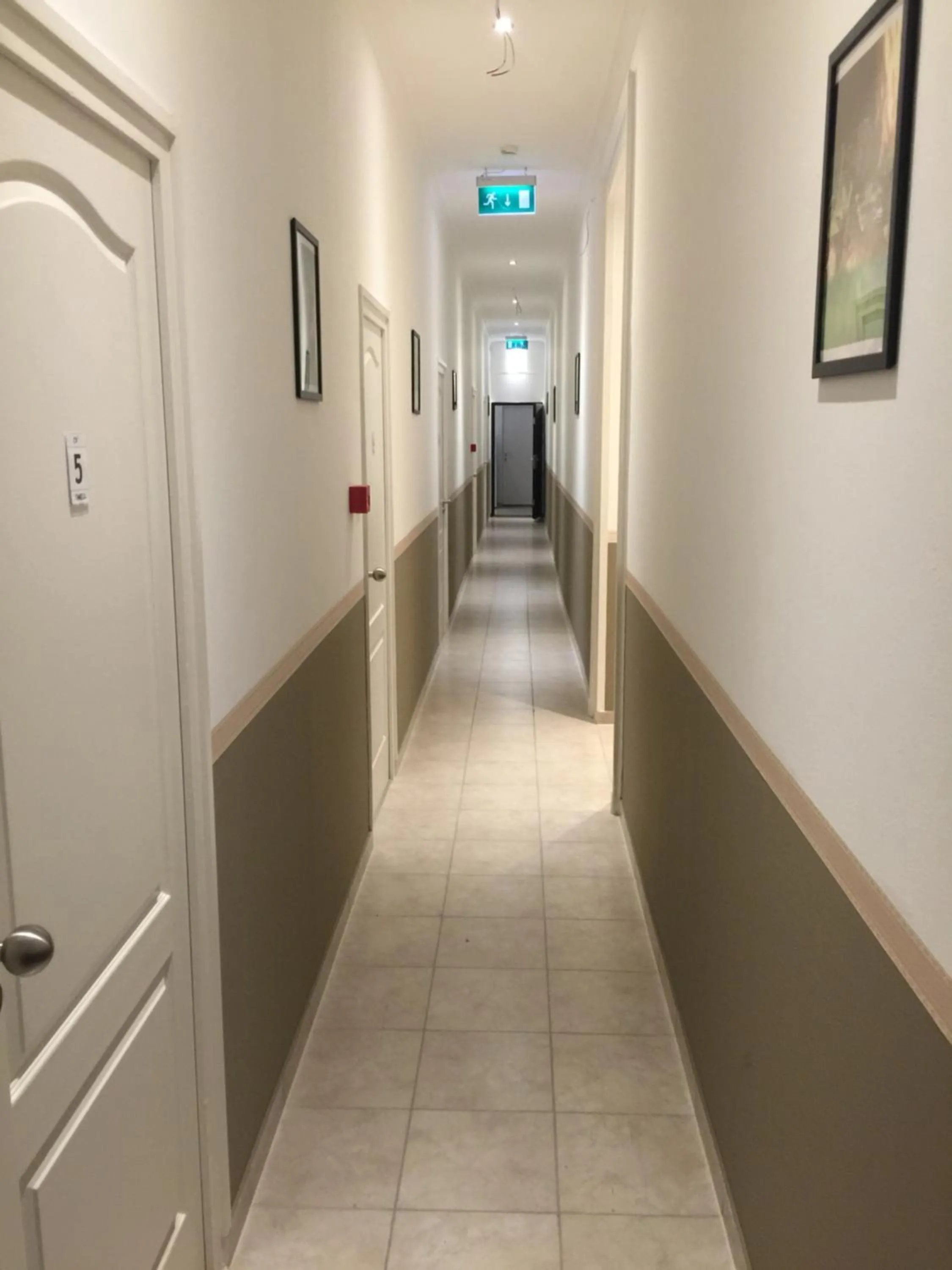 Property building in Omega Guesthouse Budapest