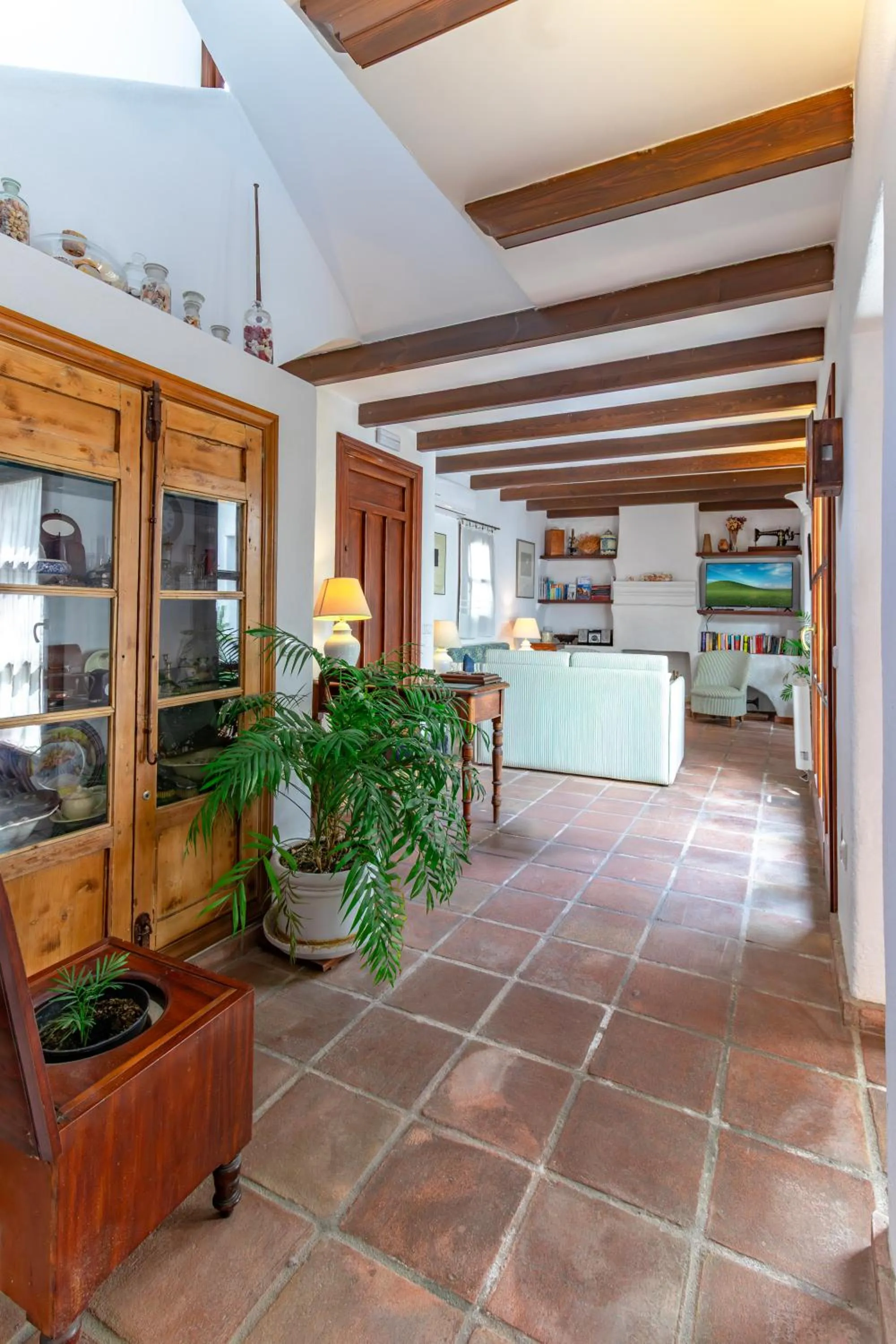 Living room in La Casa de la Iglesia