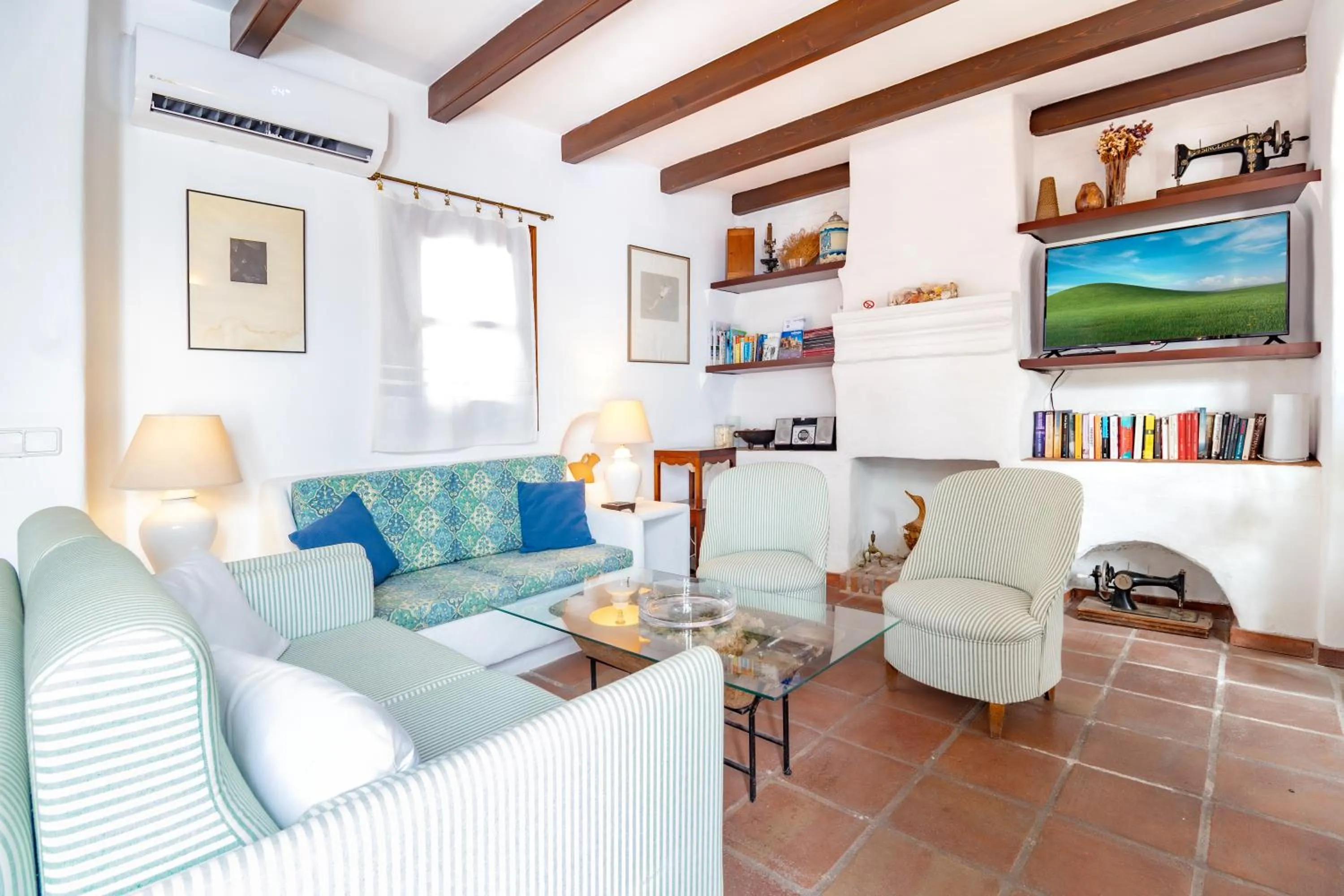 Living room in La Casa de la Iglesia