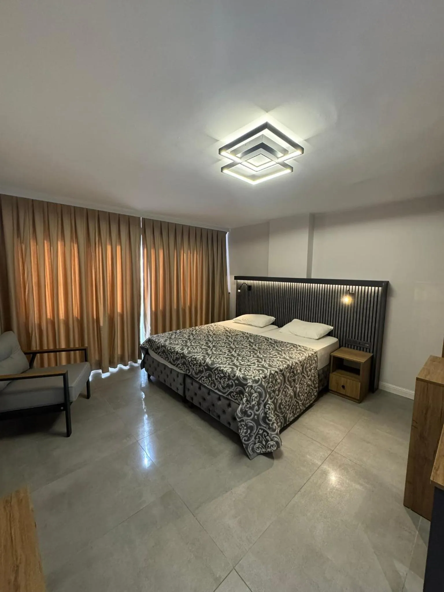 Bed in D'Premium Hotel