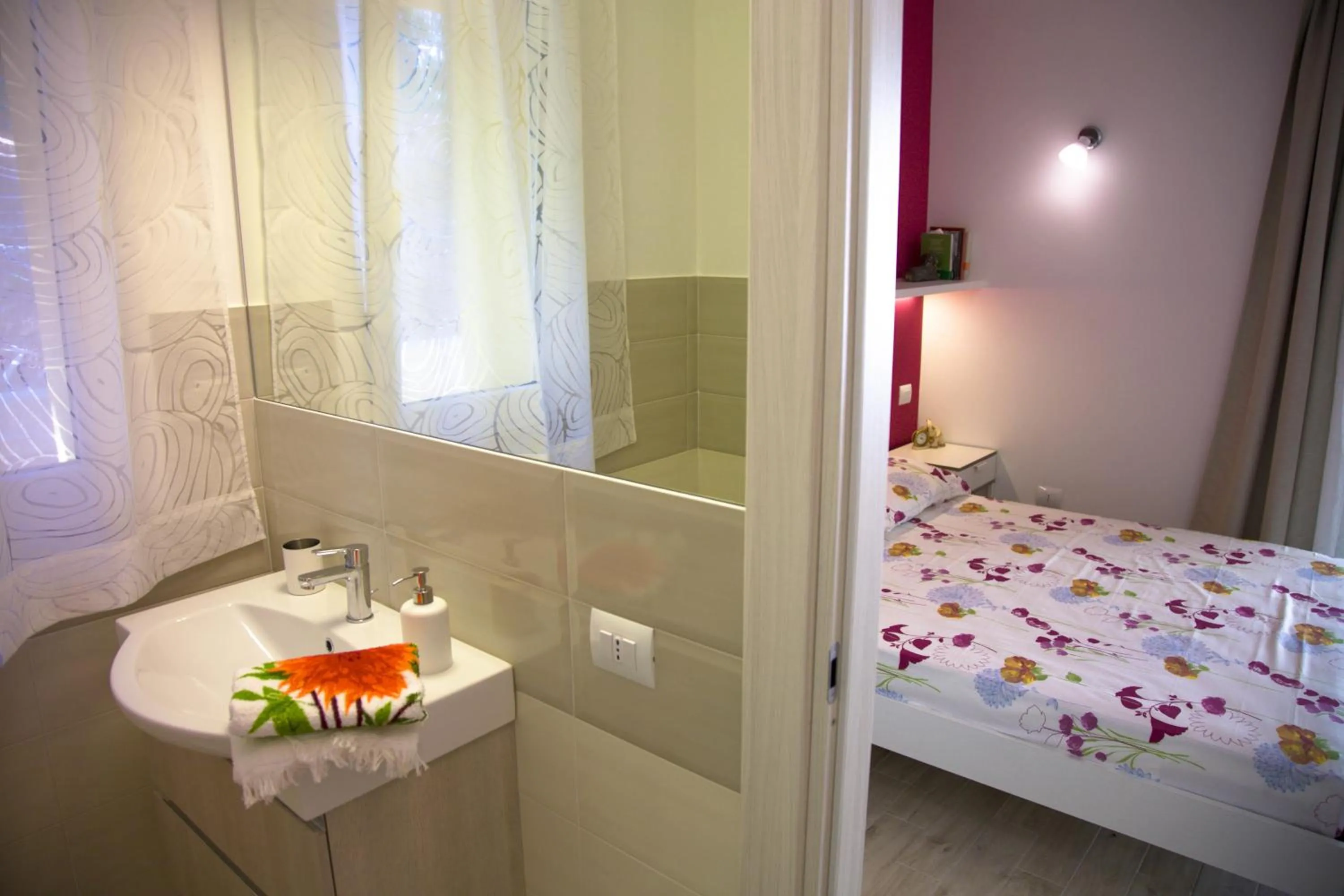 Bathroom, Bed in Il Casale Di Montefreddo