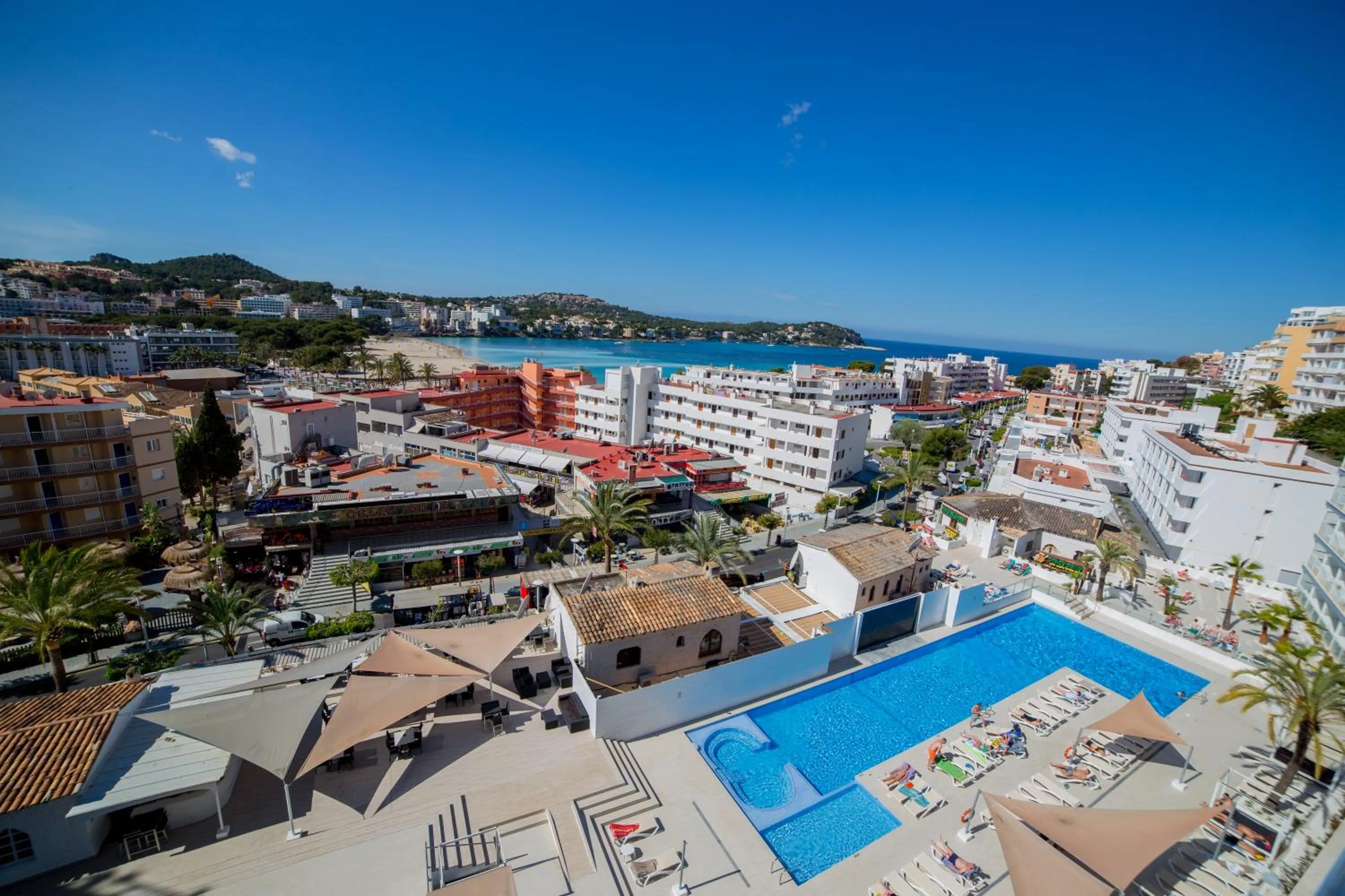 Pool view in Pierre & Vacances Mallorca Deya - Adults recommended