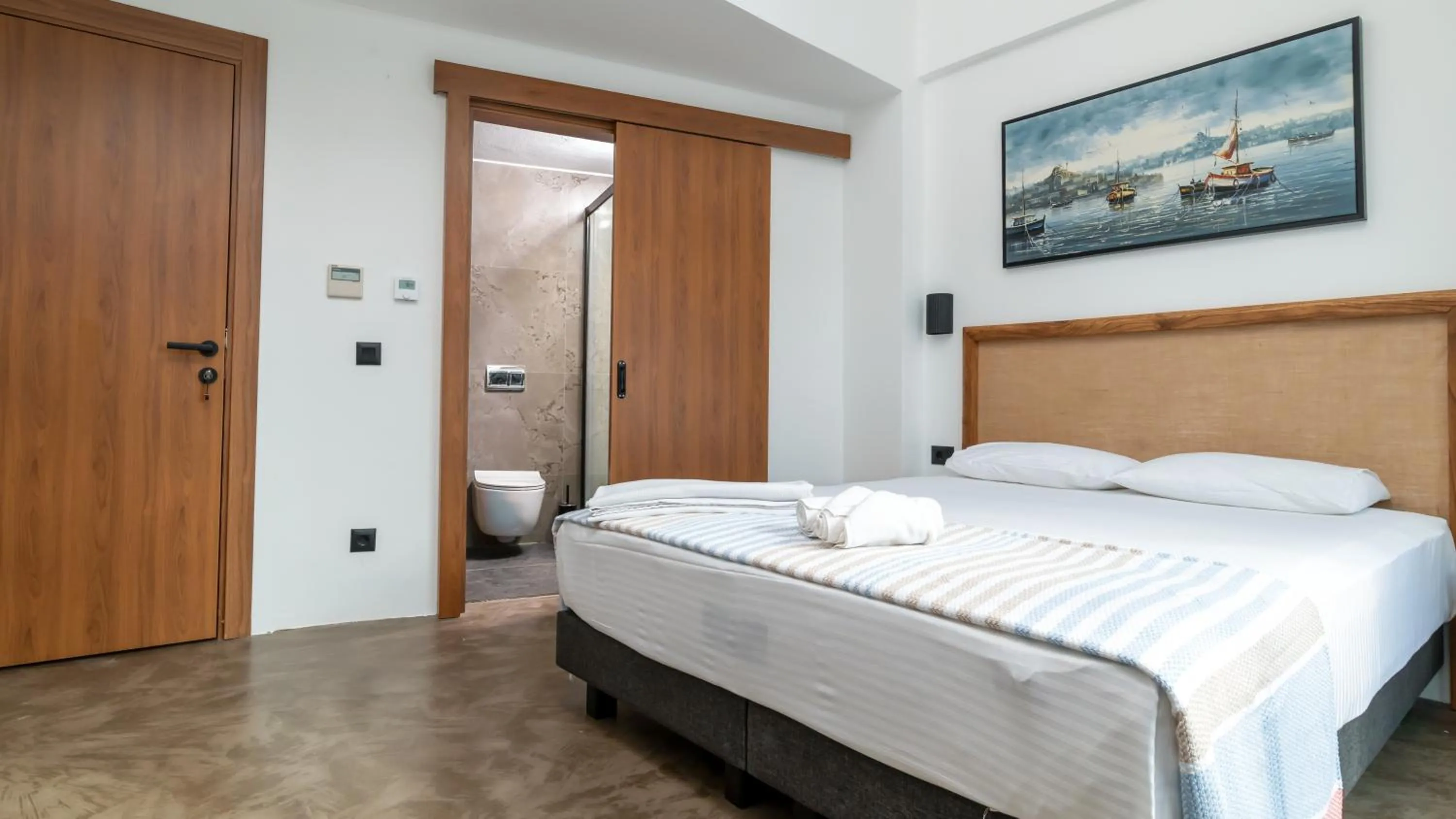 Bedroom, Bed in Moon Hotel Alaçatı