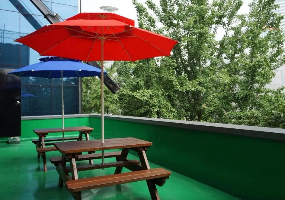 Balcony/Terrace in Hamory Guesthouse Dongdaemun