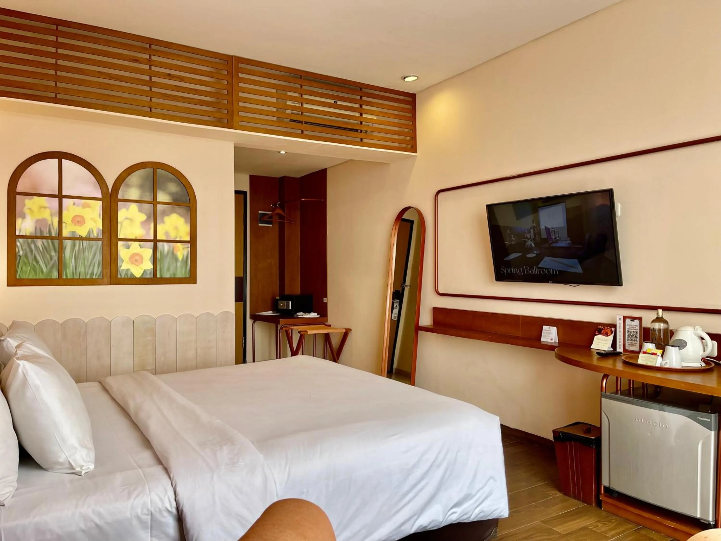 Bedroom, Bed in Hemangini Hotel Bandung