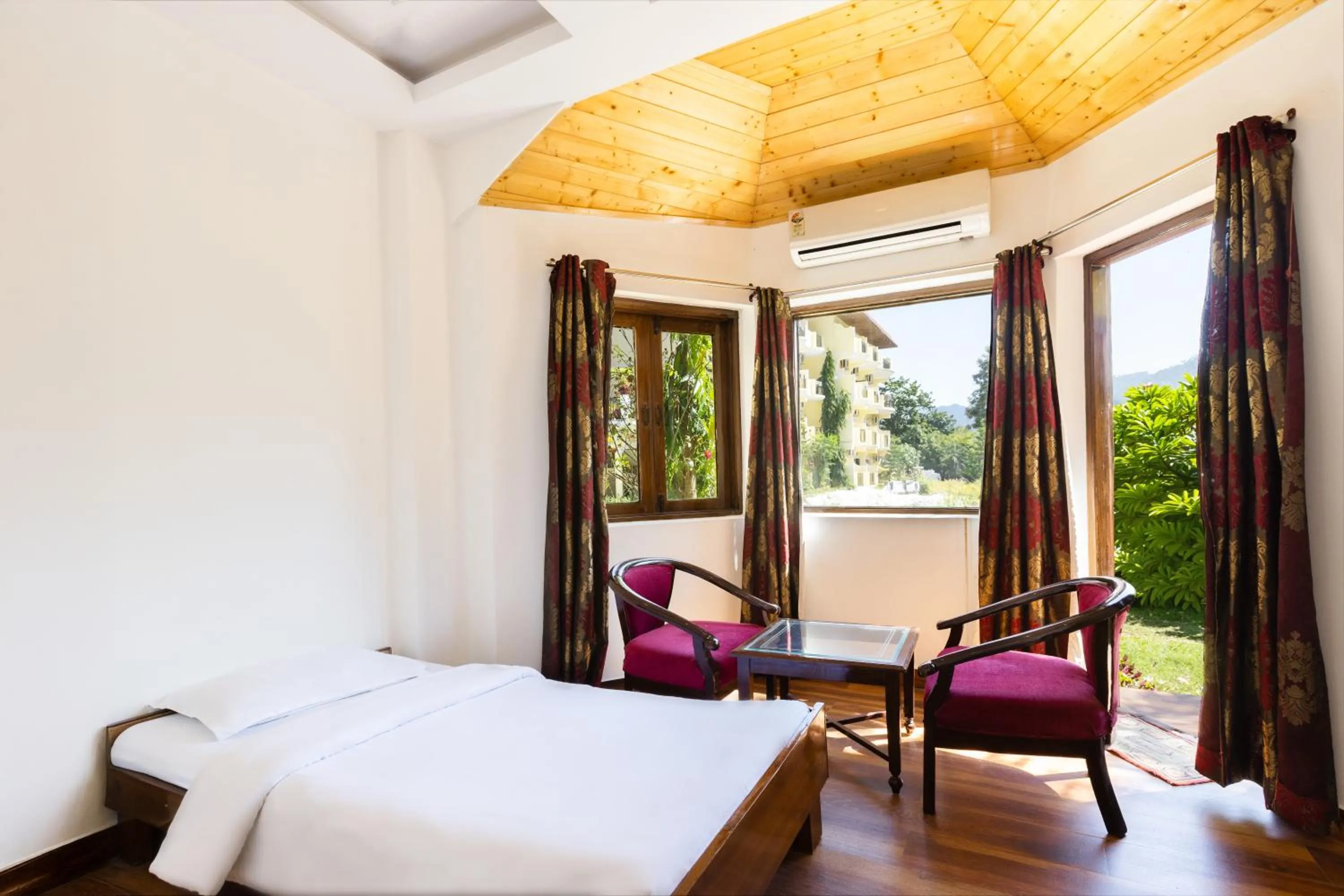 View (from property/room), Bed in Riverside Resorts