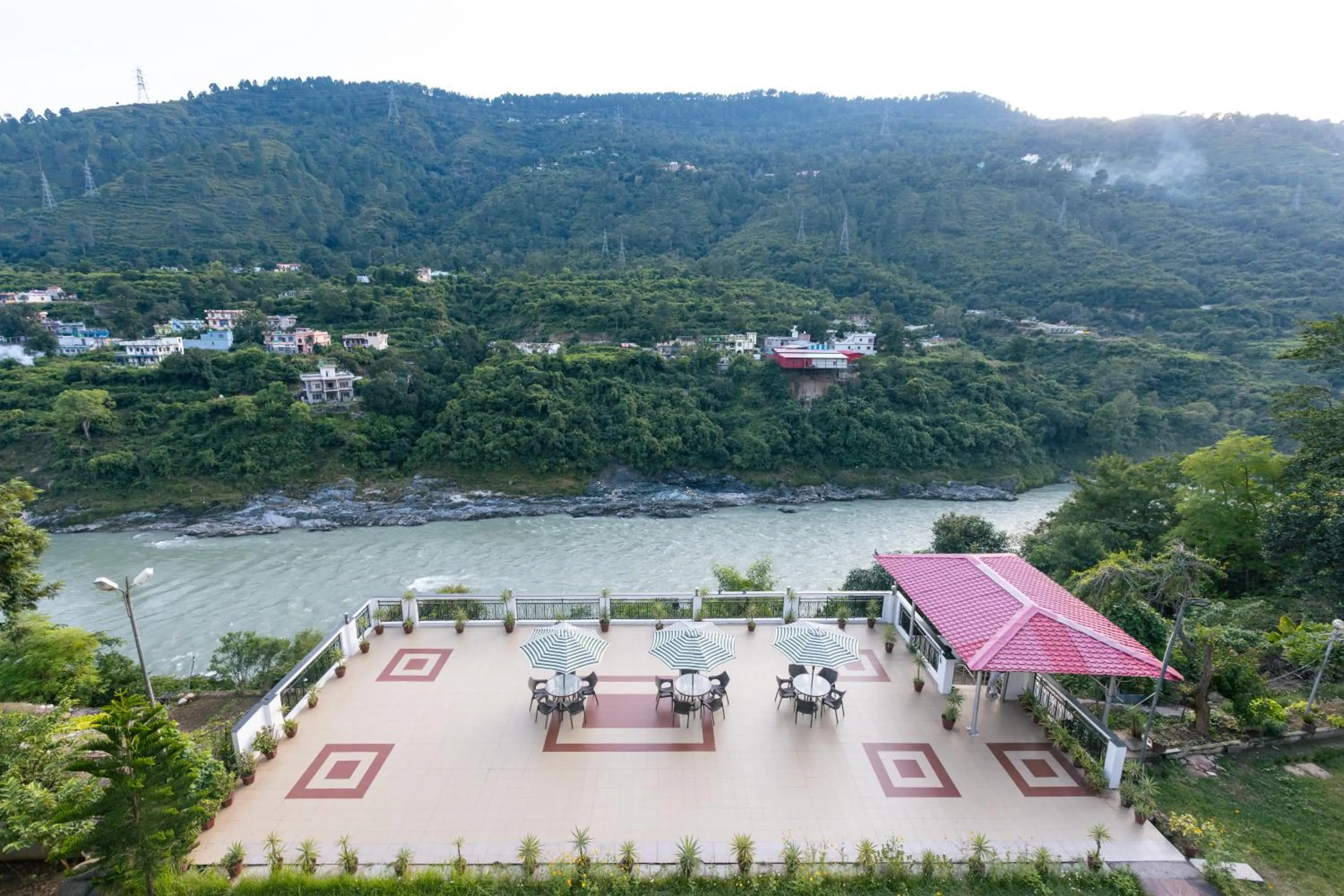 Bird's eye view in Riverside Resorts