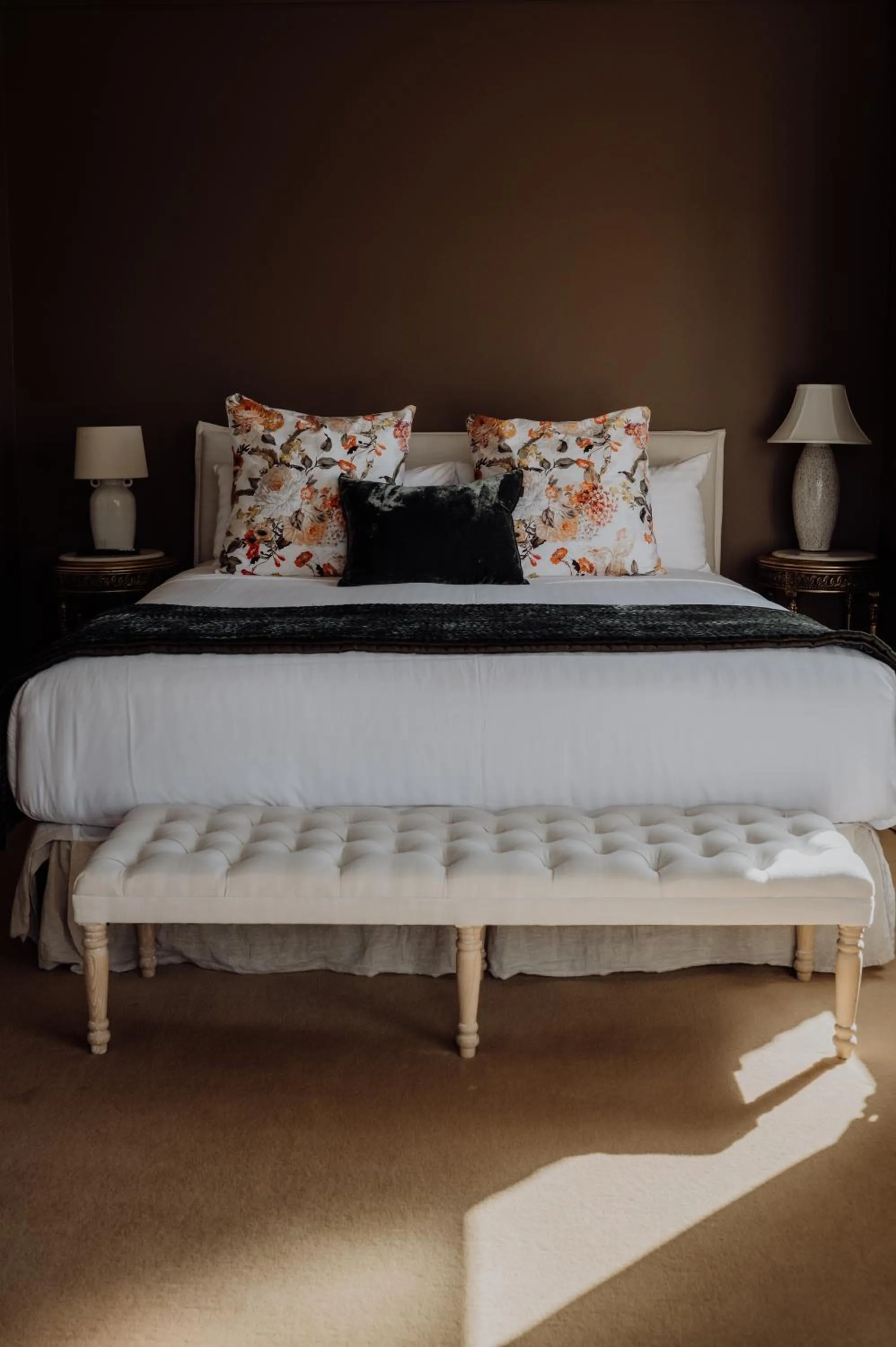 Bed in Grande Vue Hotel