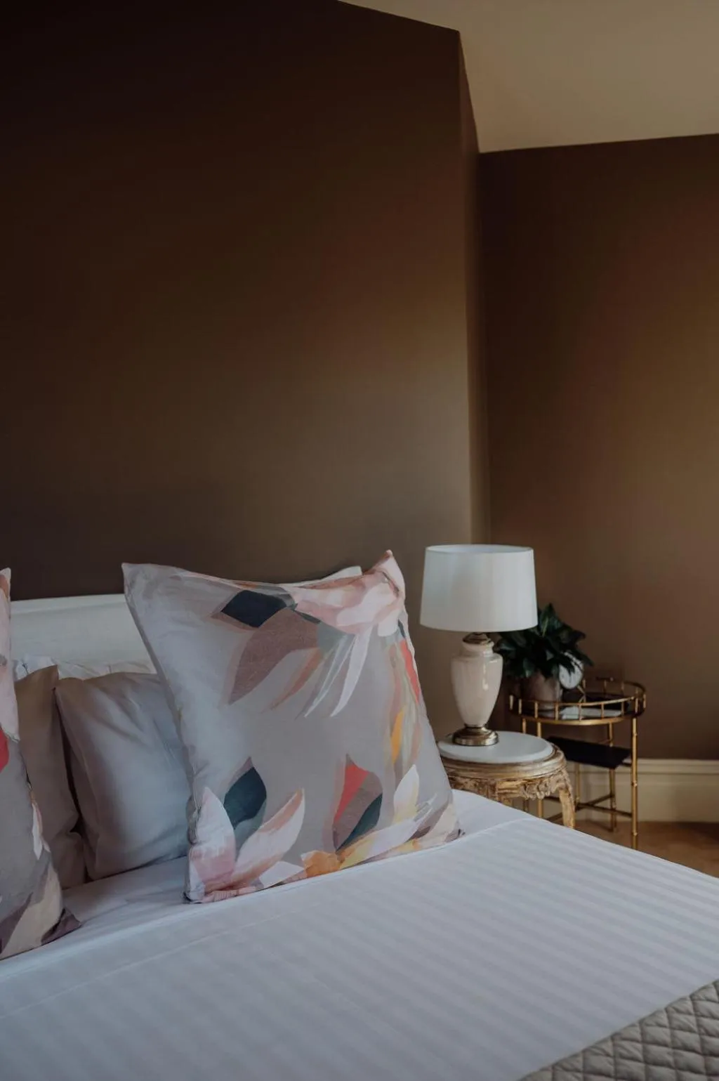 Bed in Grande Vue Hotel