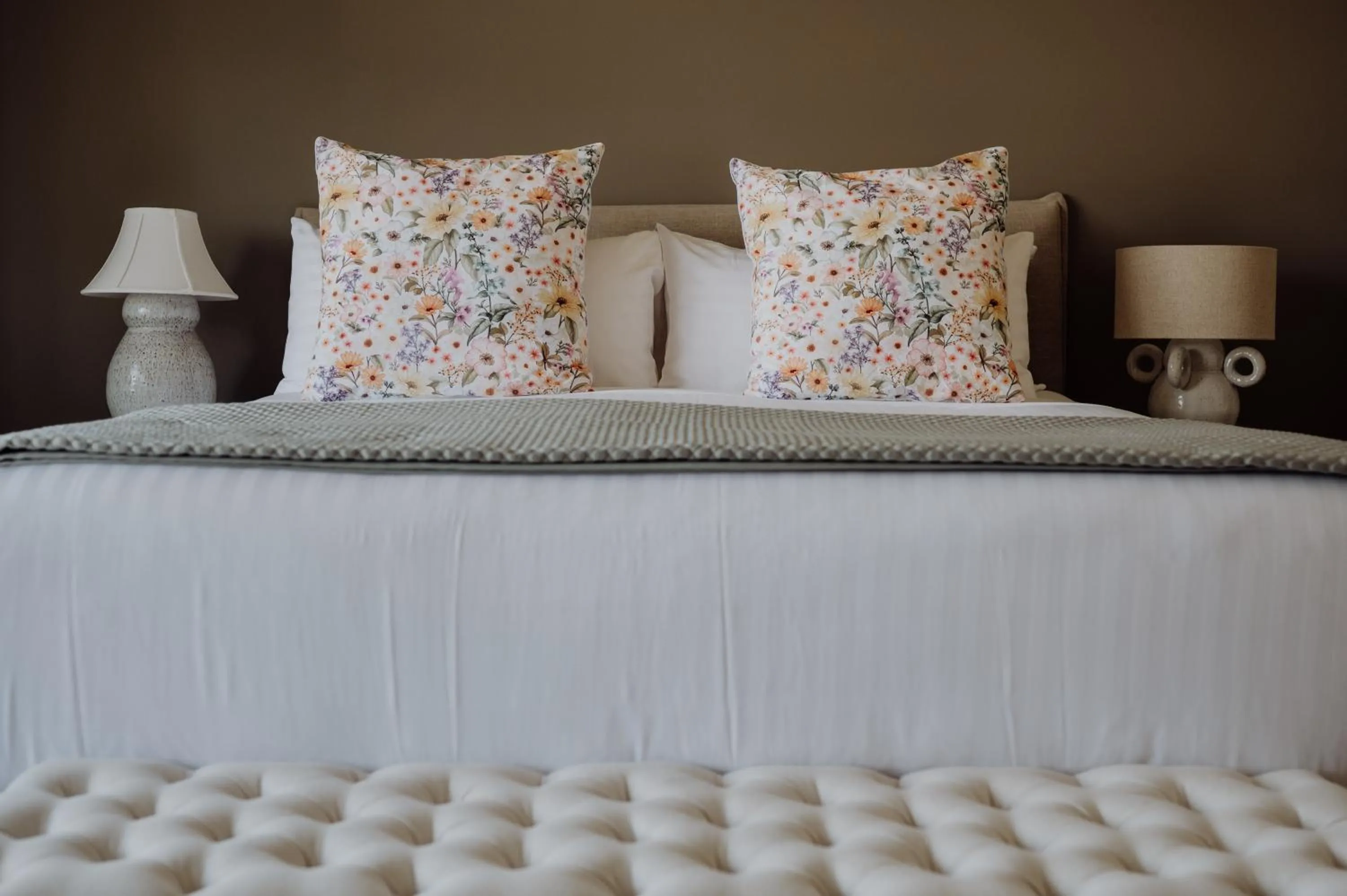 Bed in Grande Vue Hotel