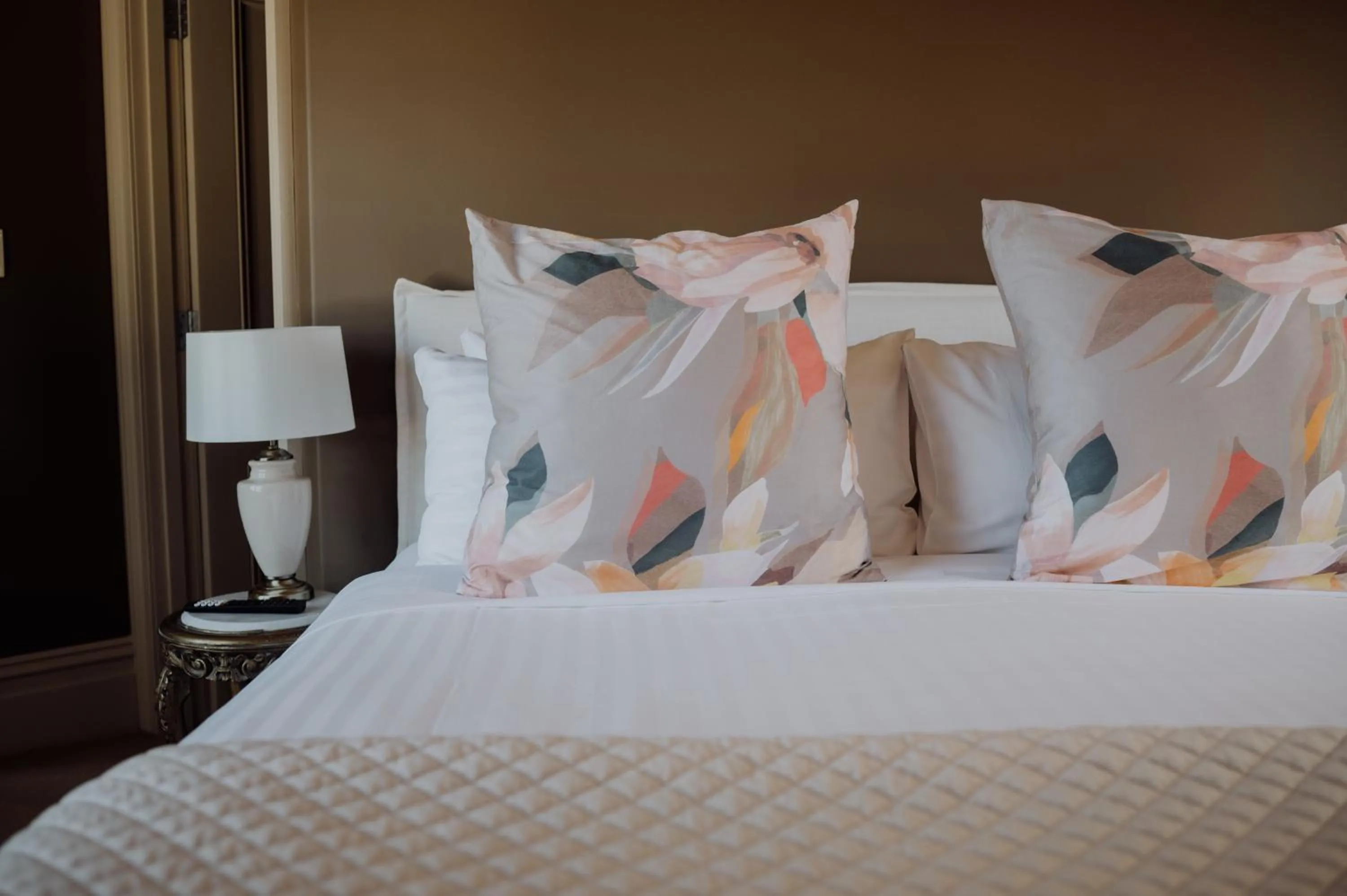 Bed in Grande Vue Hotel