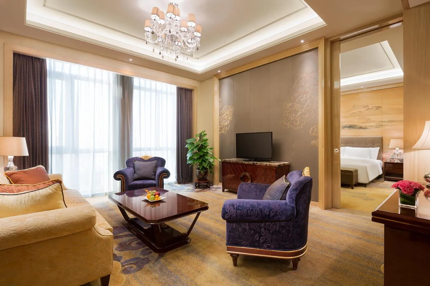 Bed in Wanda Realm Fushun