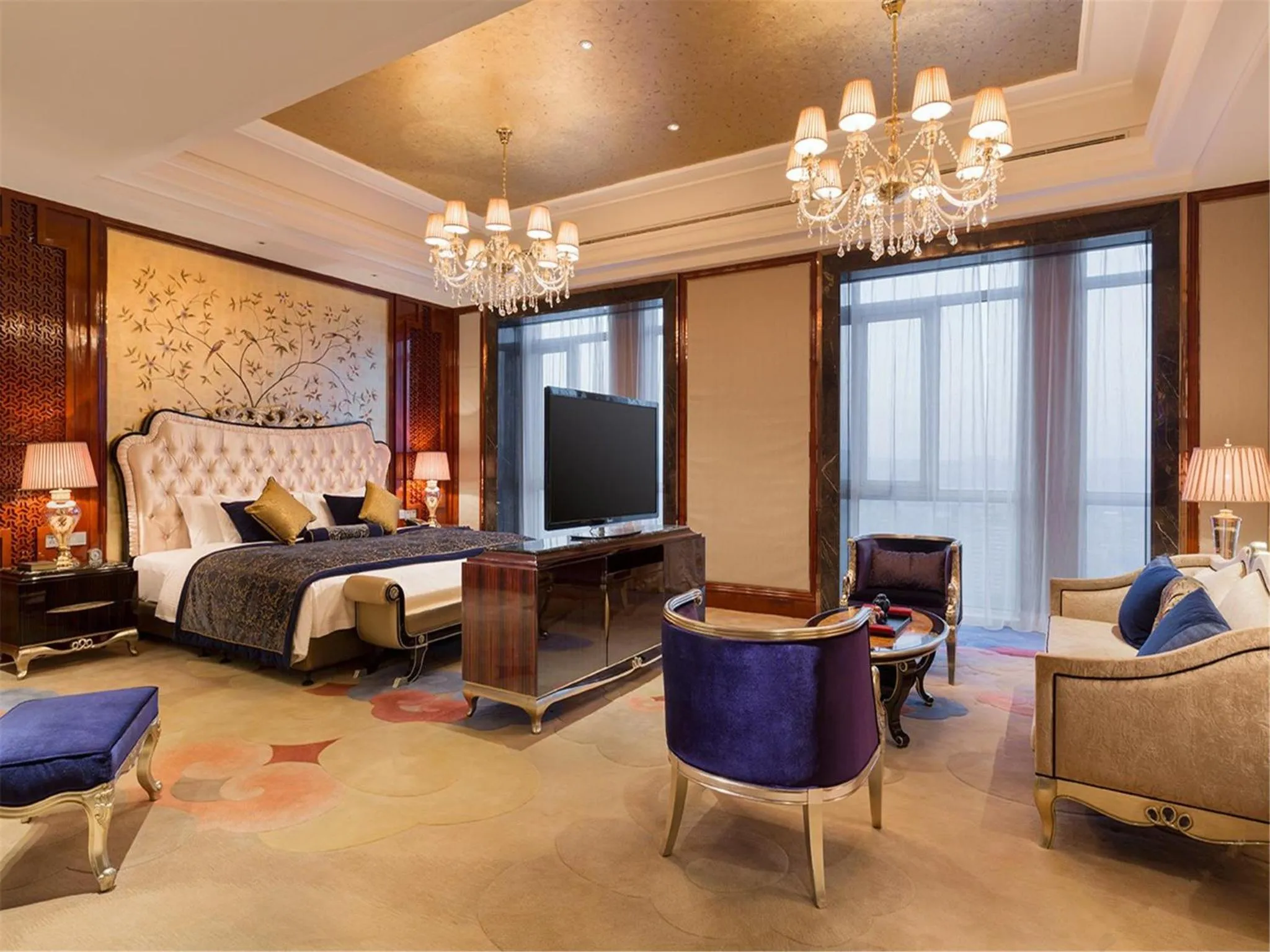 Bed in Wanda Realm Fushun