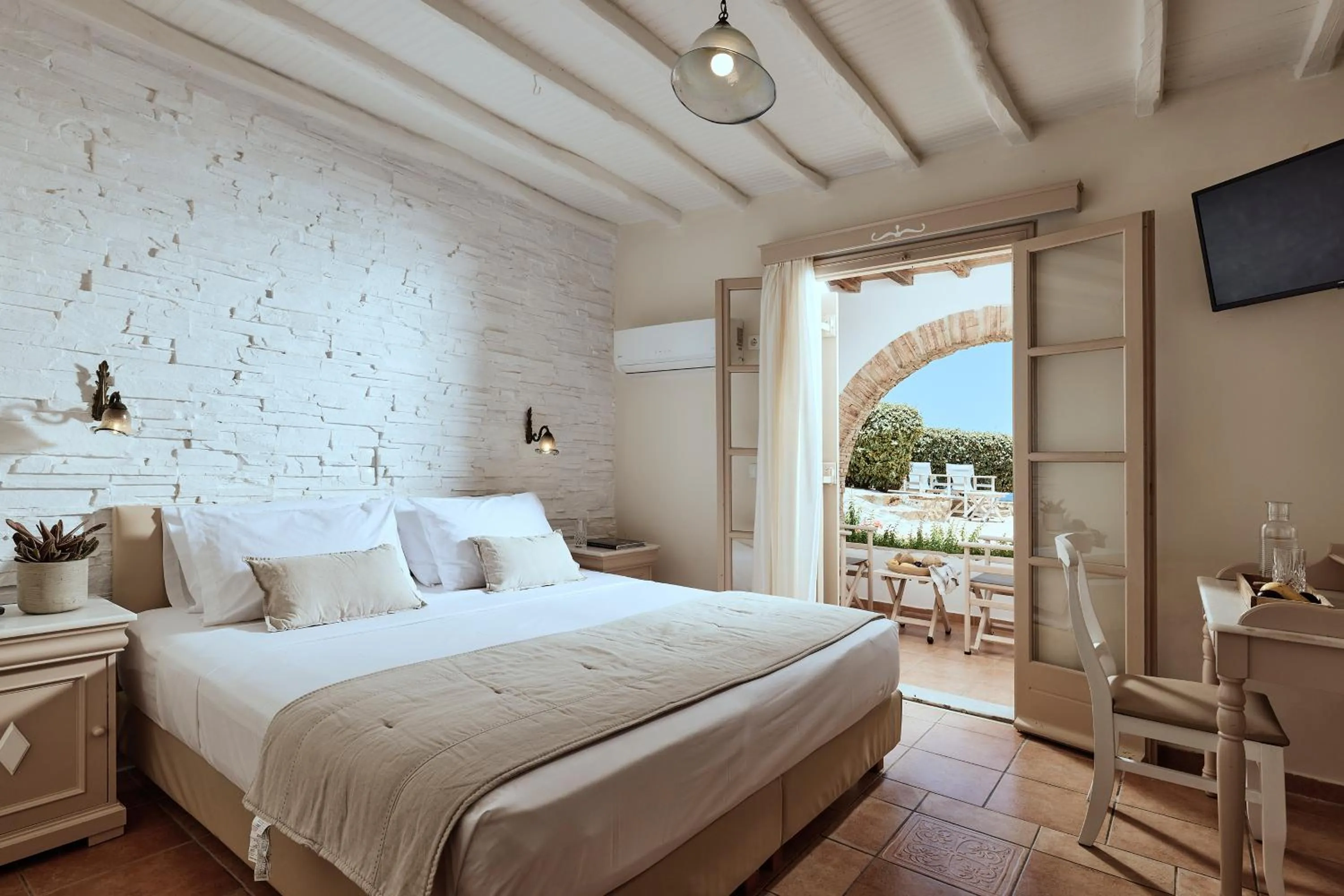 Bed in Naxos Magic Village