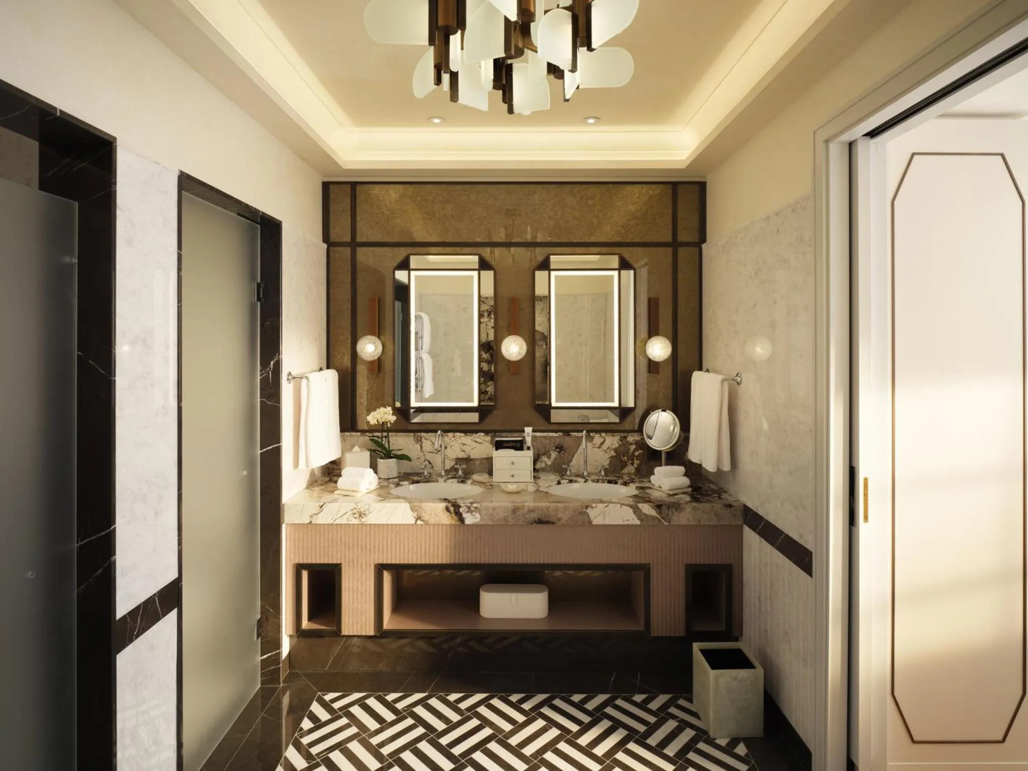 Bathroom in Mandarin Oriental, Vienna