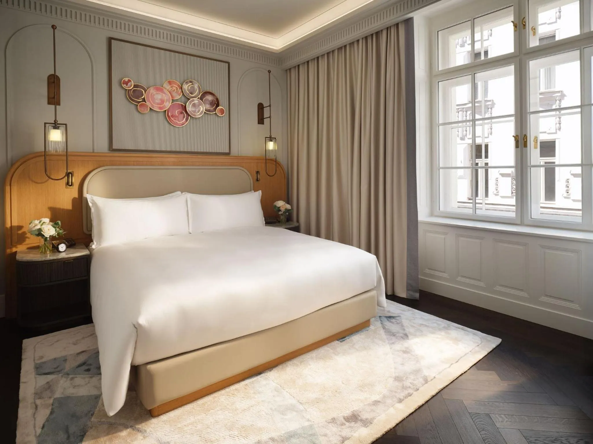 Bedroom, Bed in Mandarin Oriental, Vienna