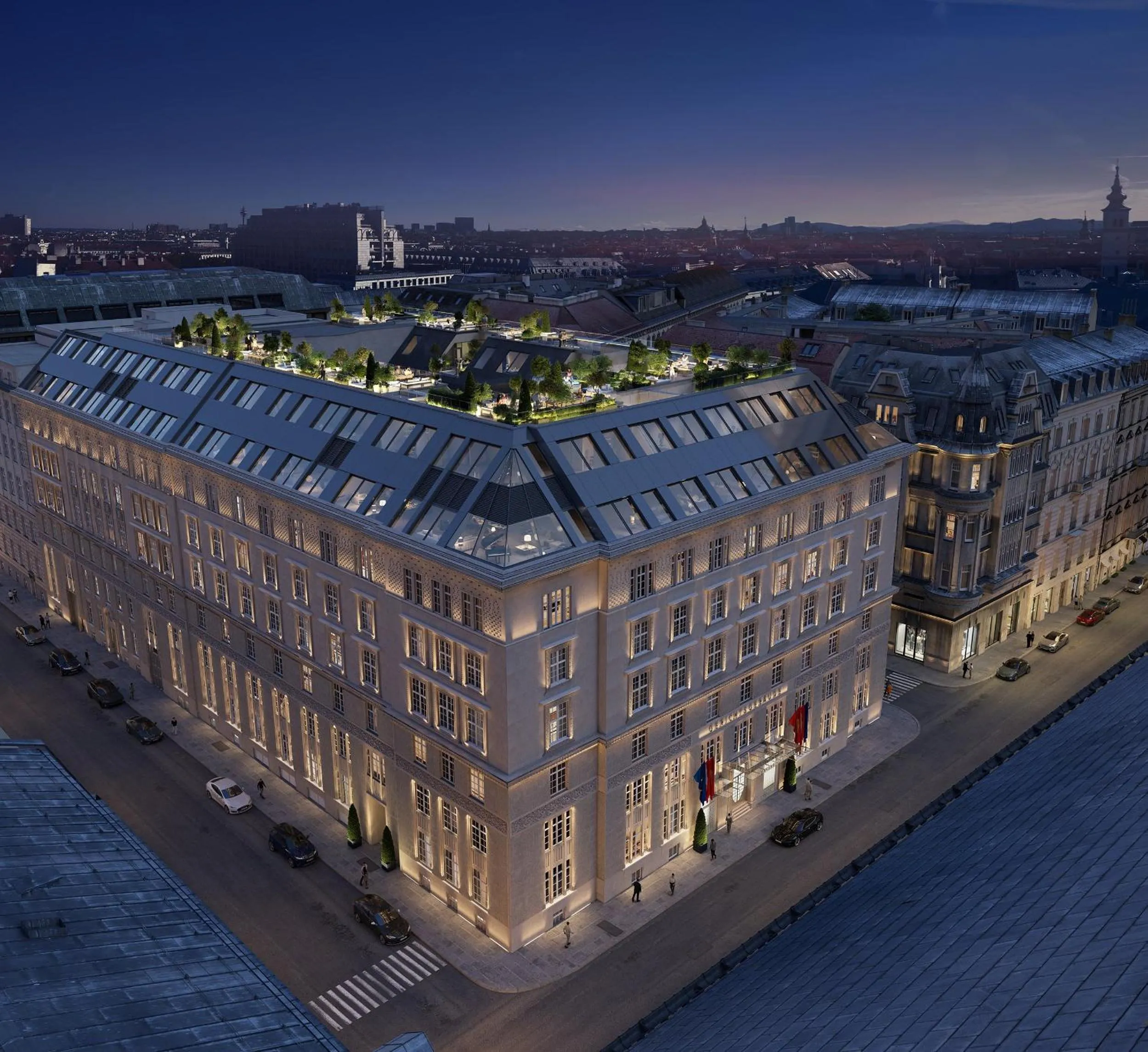 Property building in Mandarin Oriental, Vienna