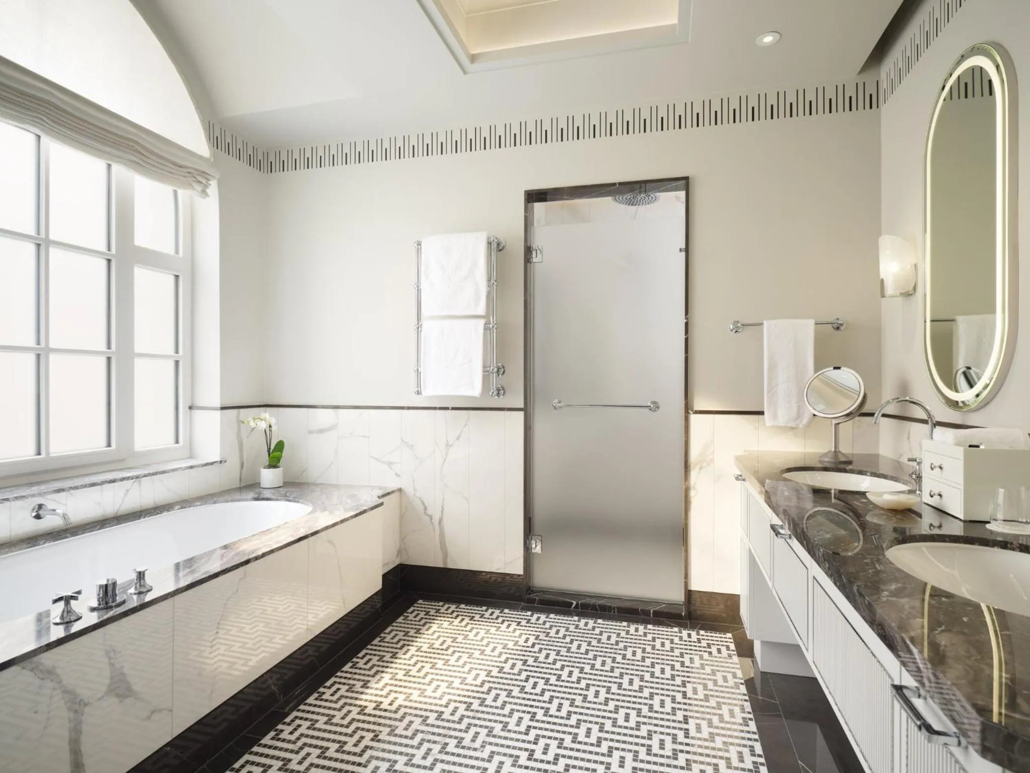 Bathroom in Mandarin Oriental, Vienna