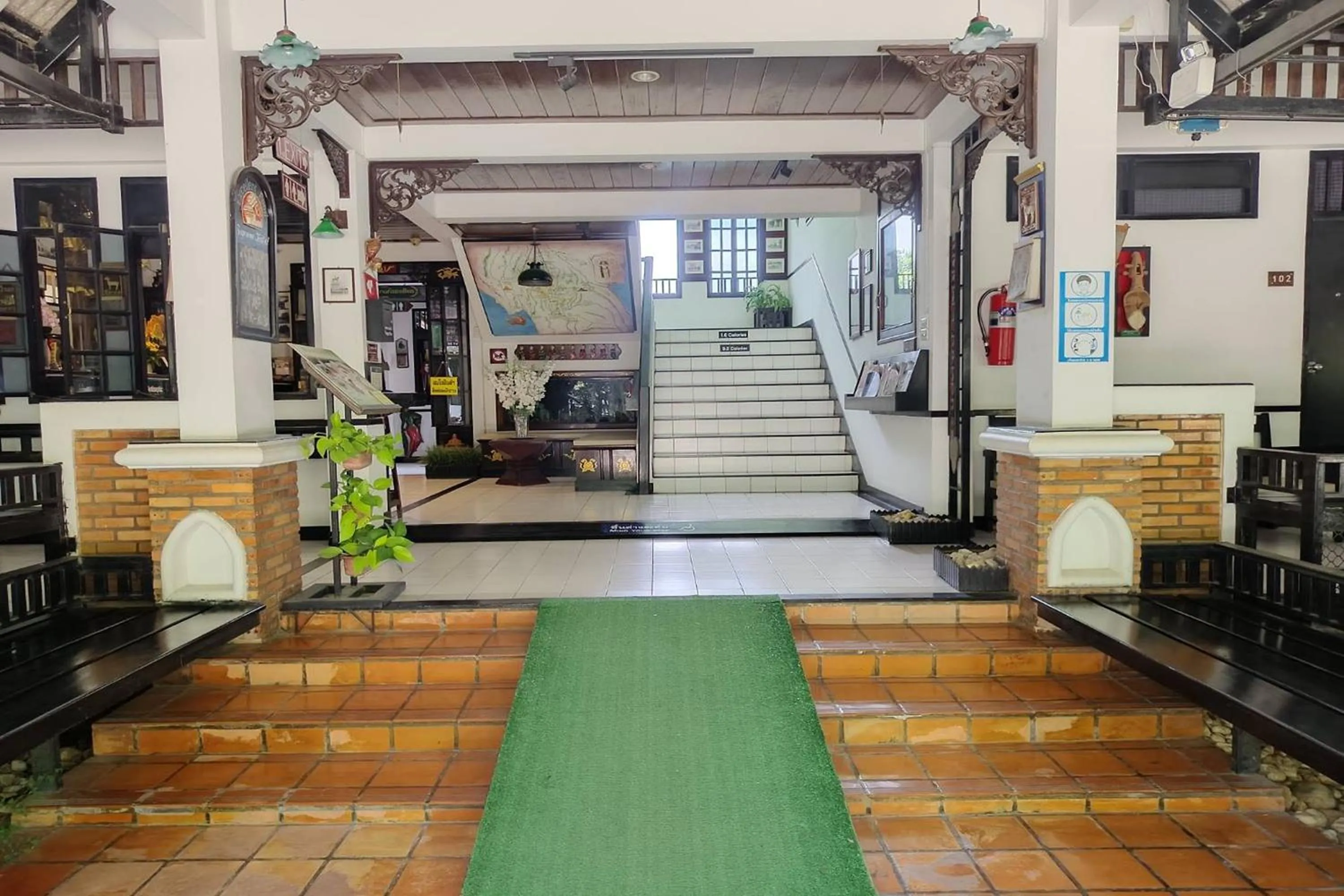 Decorative detail in Baan Orawee Boutique Hotel