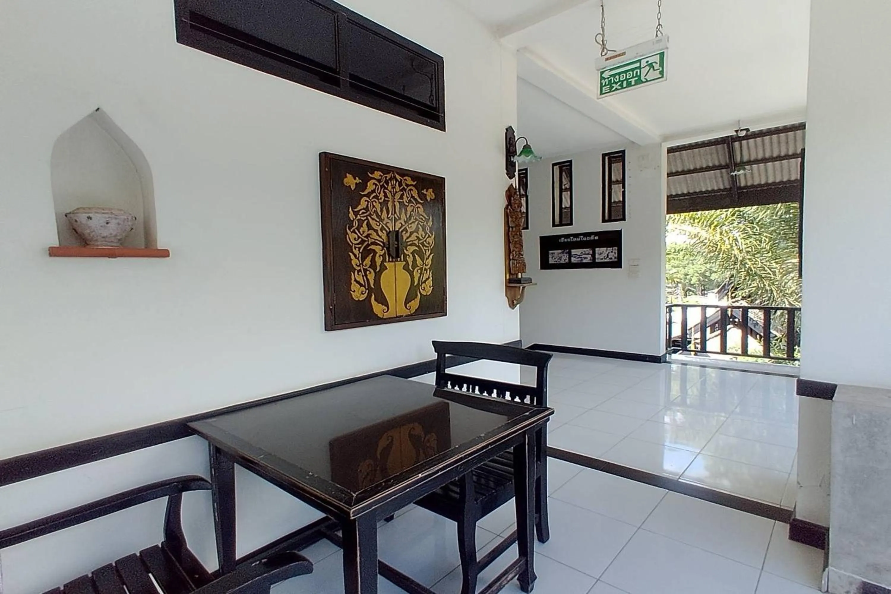 Seating area in Baan Orawee Boutique Hotel