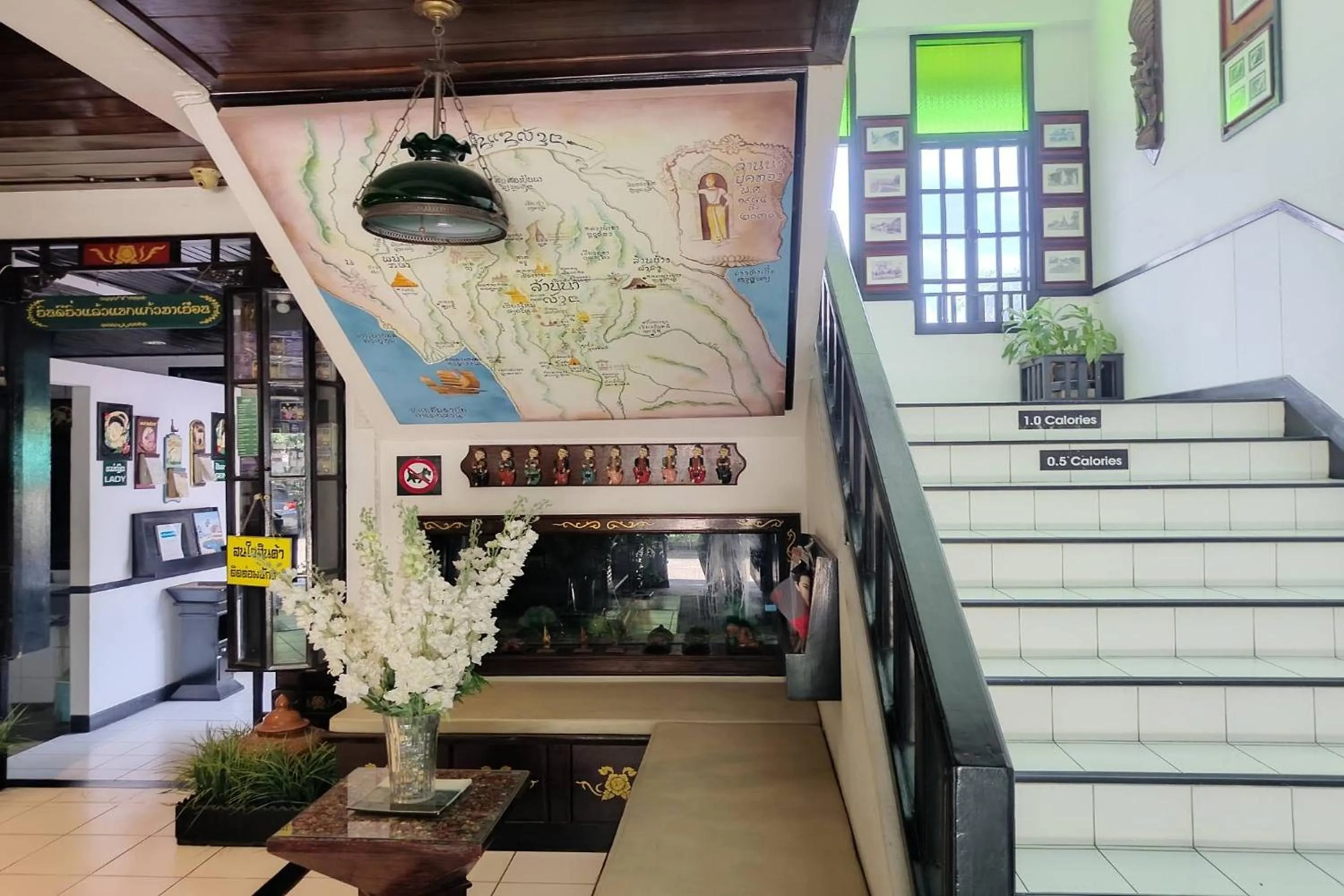 Decorative detail in Baan Orawee Boutique Hotel