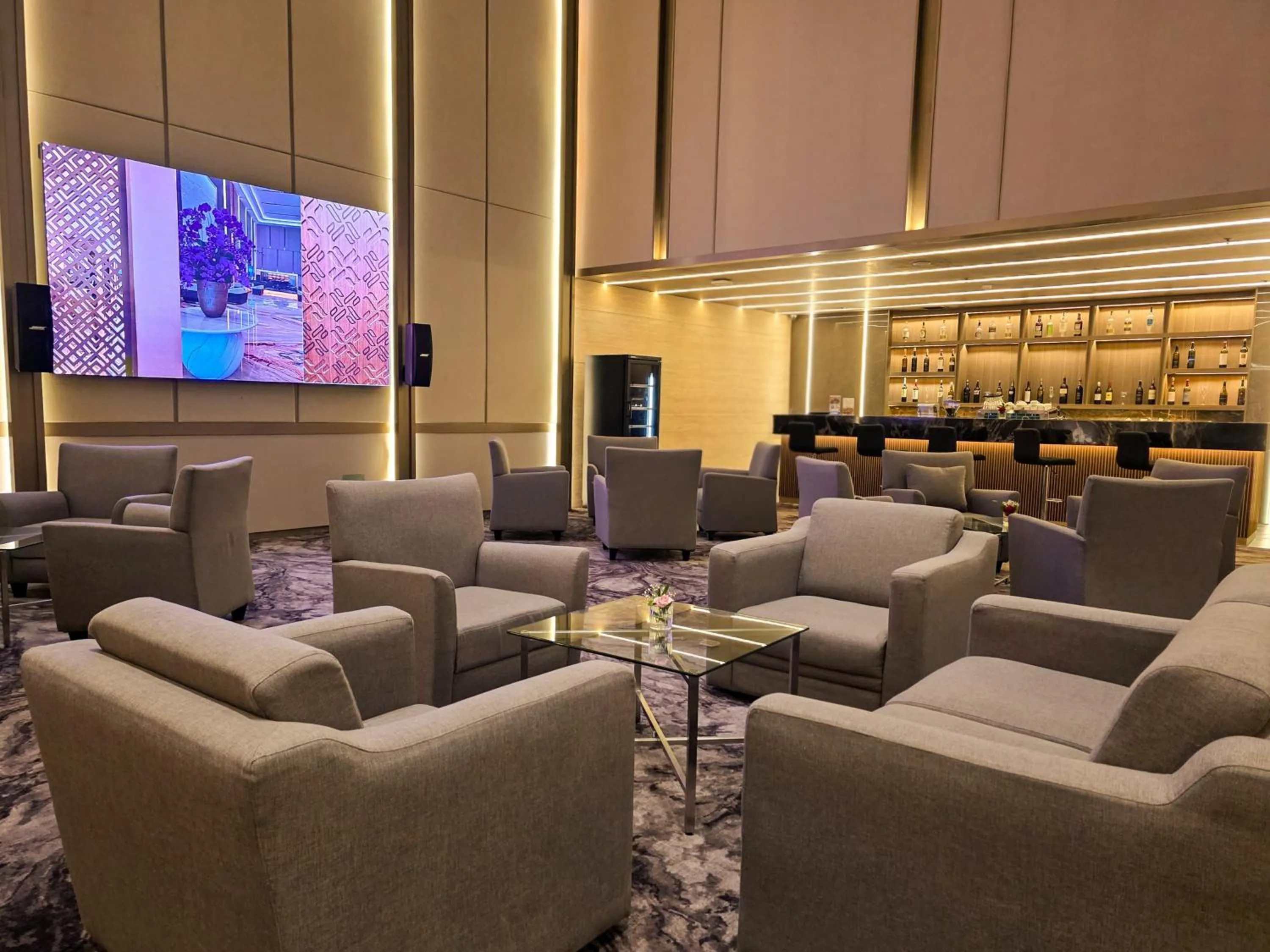 Communal lounge/ TV room in The Grand Platinum Jakarta