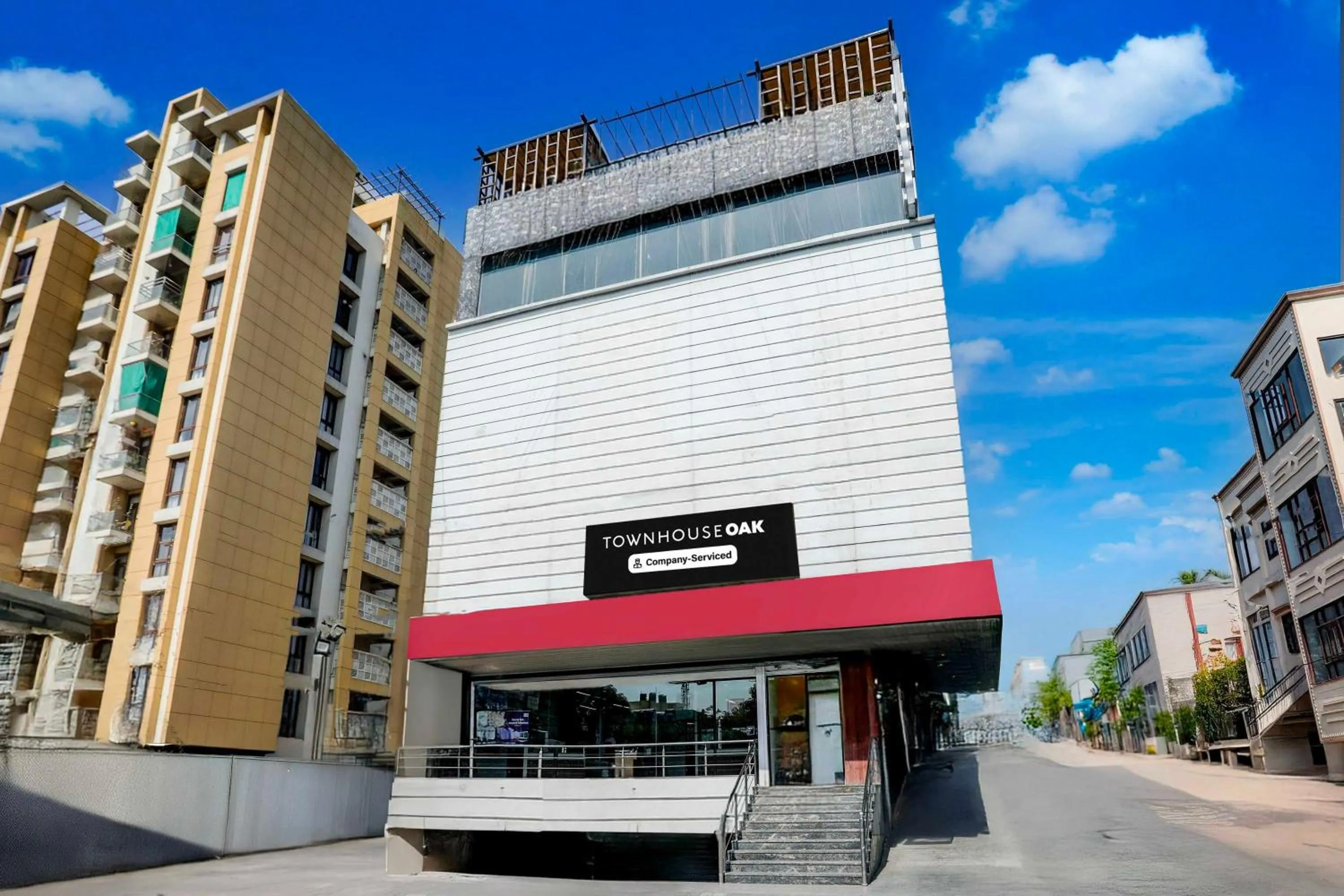 Facade/entrance in Townhouse Oak Vaishali Nagar Jaipur