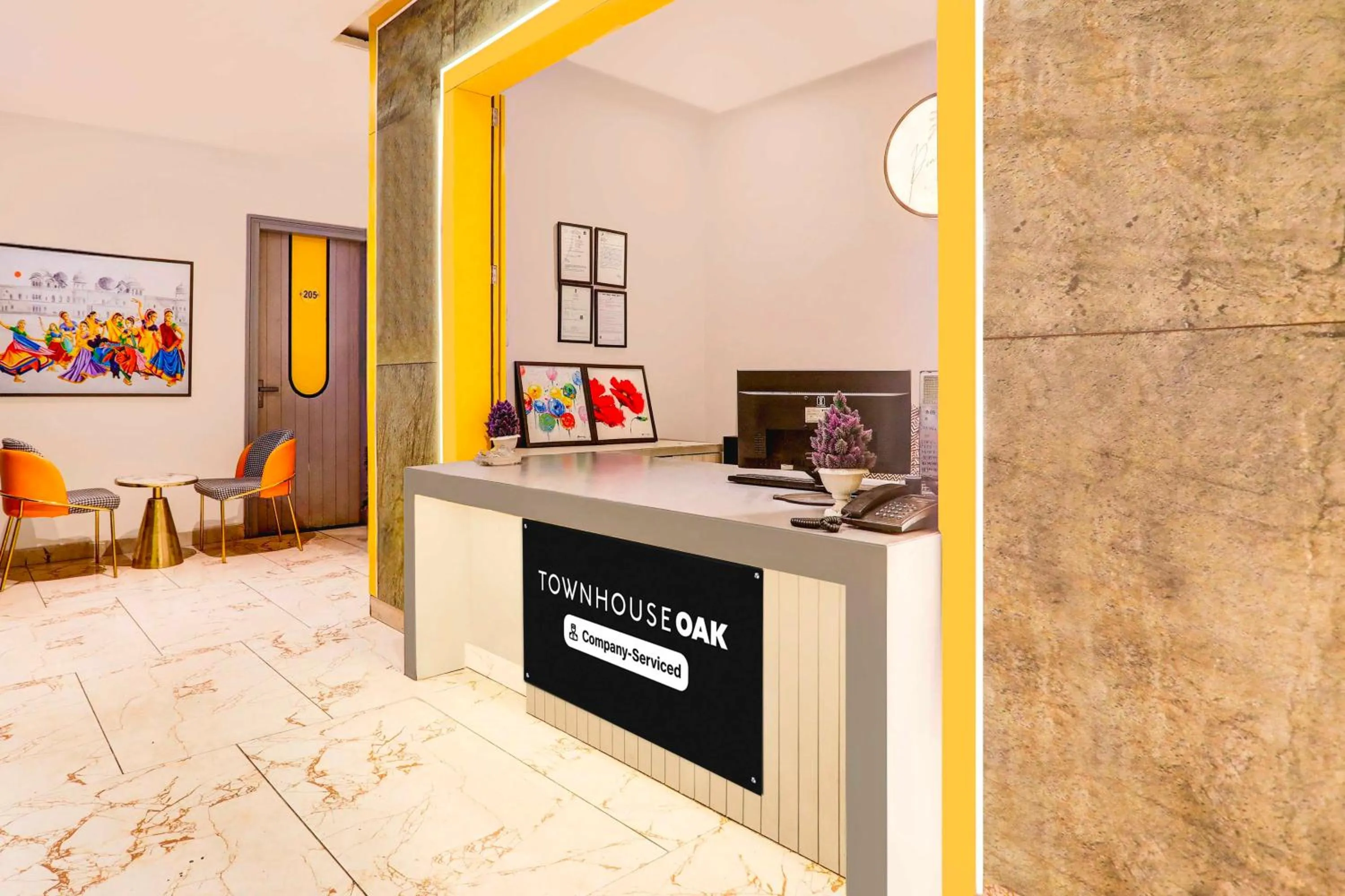 Lobby or reception in Townhouse Oak Vaishali Nagar Jaipur