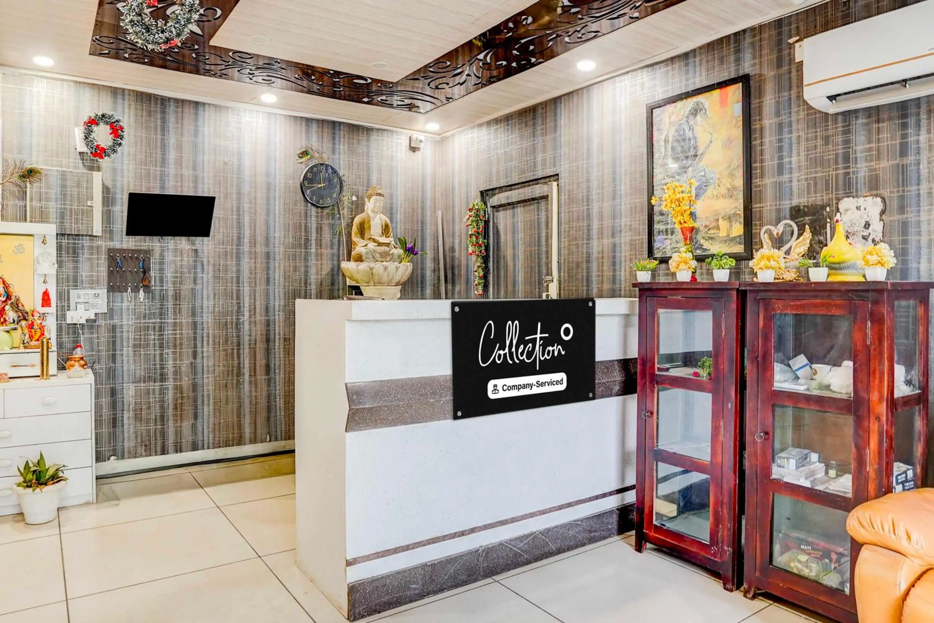 Lobby or reception in Townhouse Oak Sector 47 Near Medanta