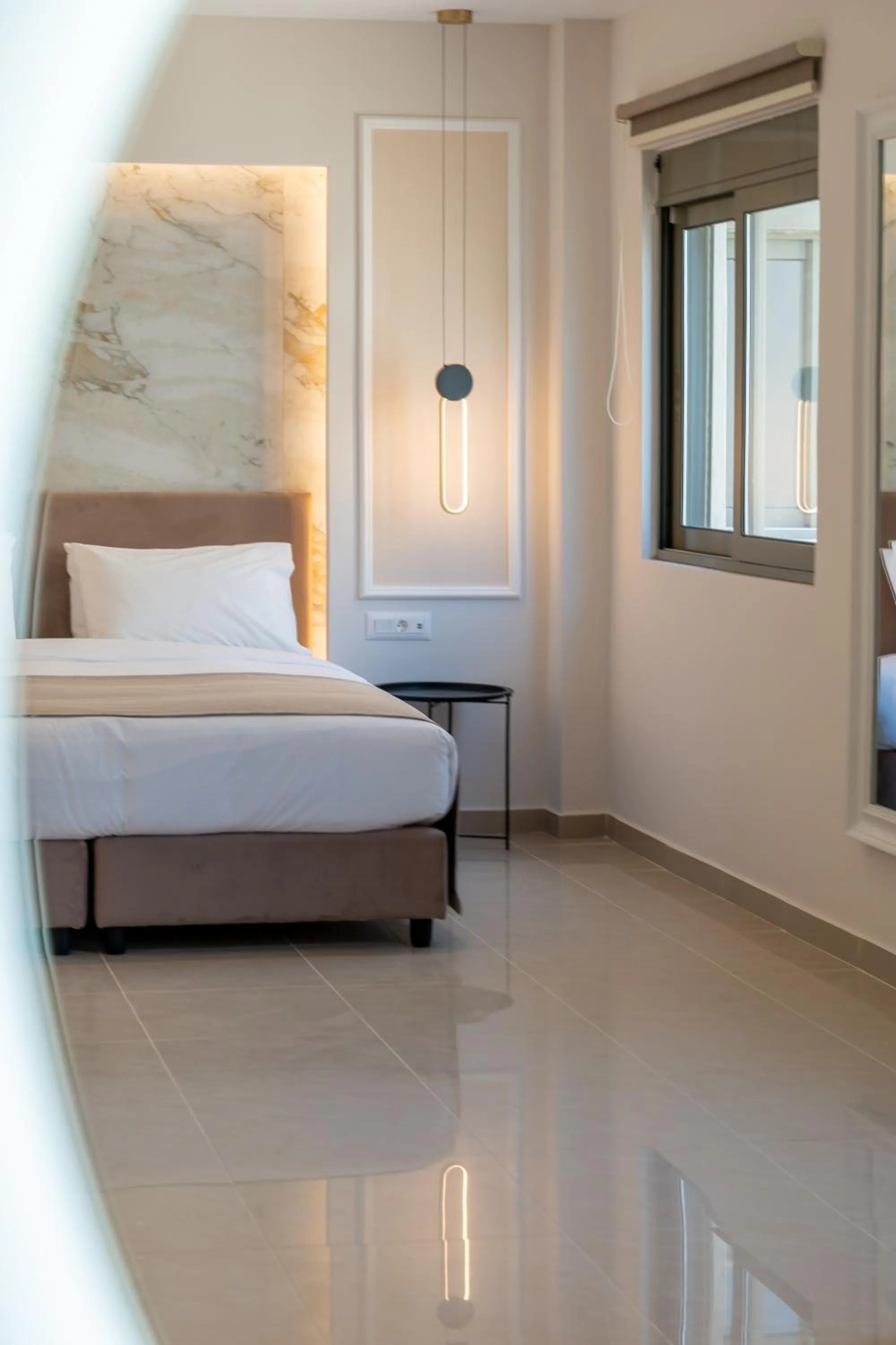 Bedroom, Bed in Philia Center Suites