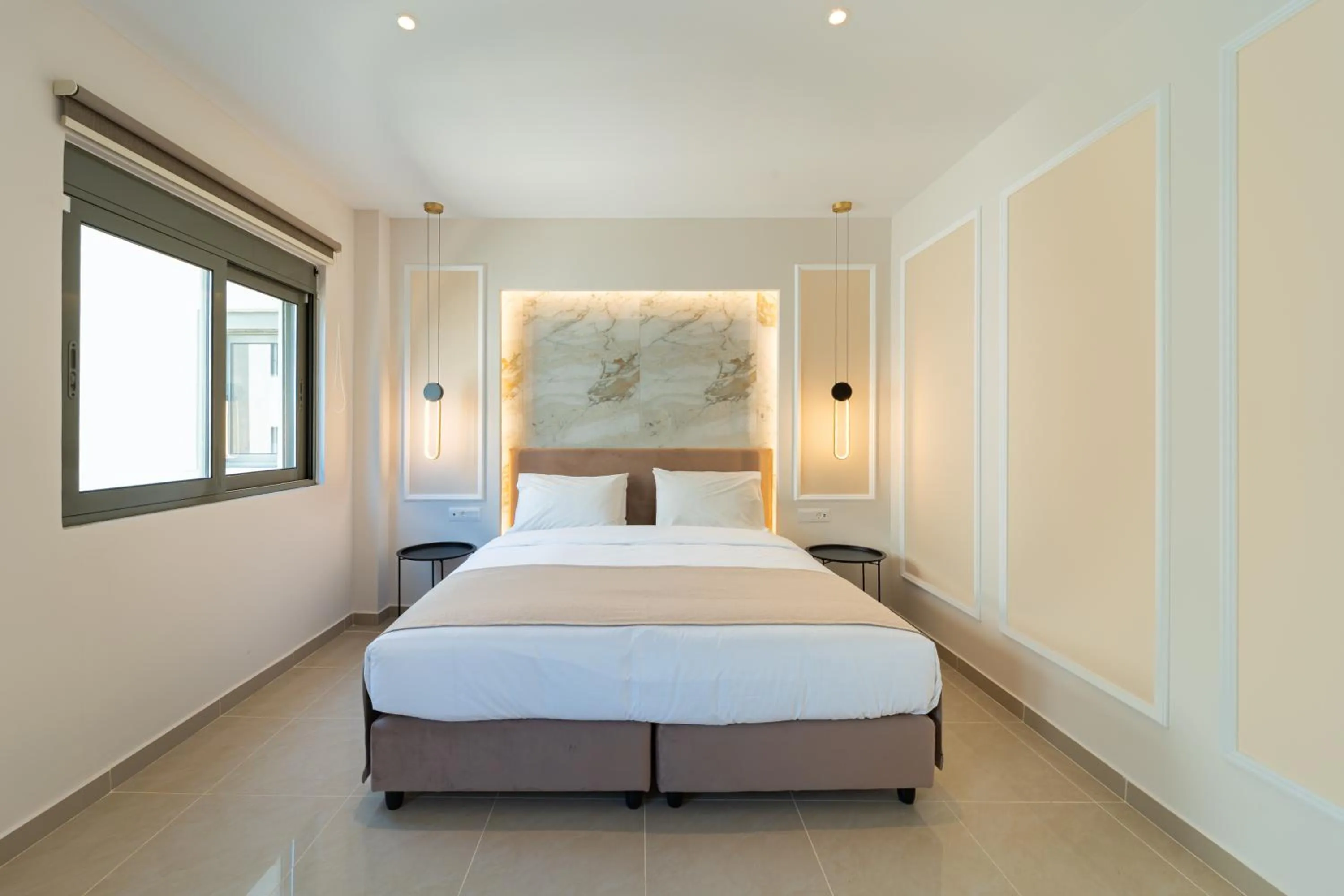 Bedroom, Bed in Philia Center Suites