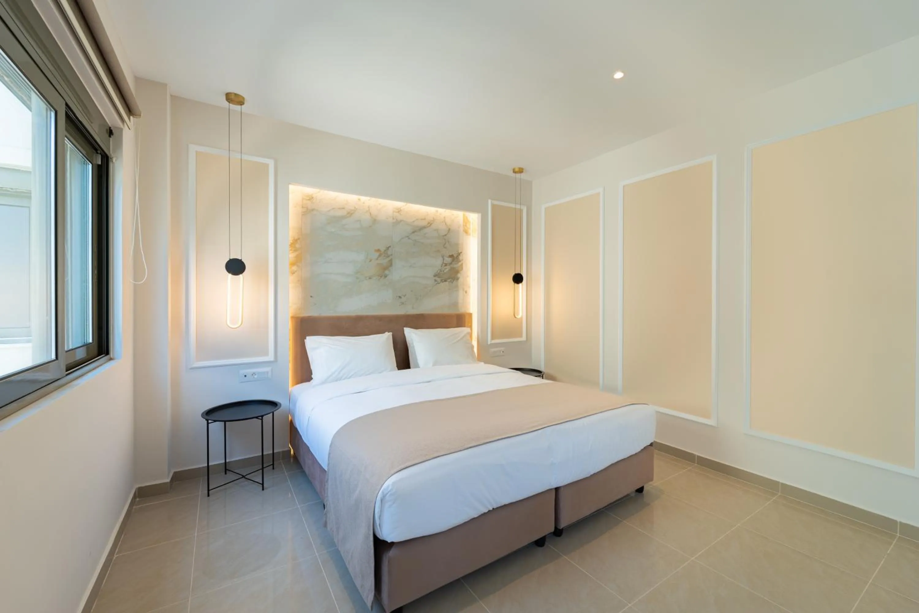 Bedroom, Bed in Philia Center Suites