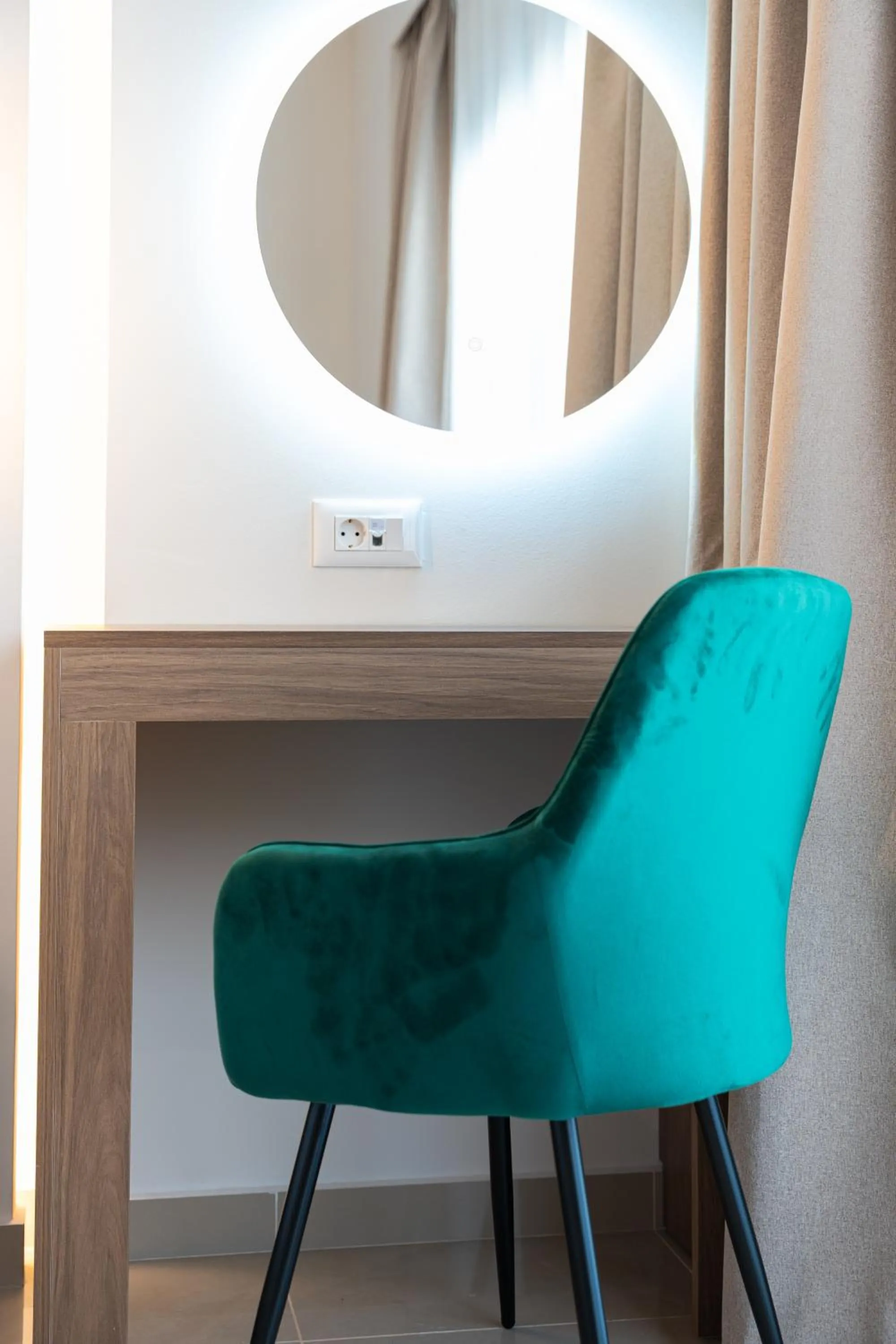 Seating area in Philia Center Suites