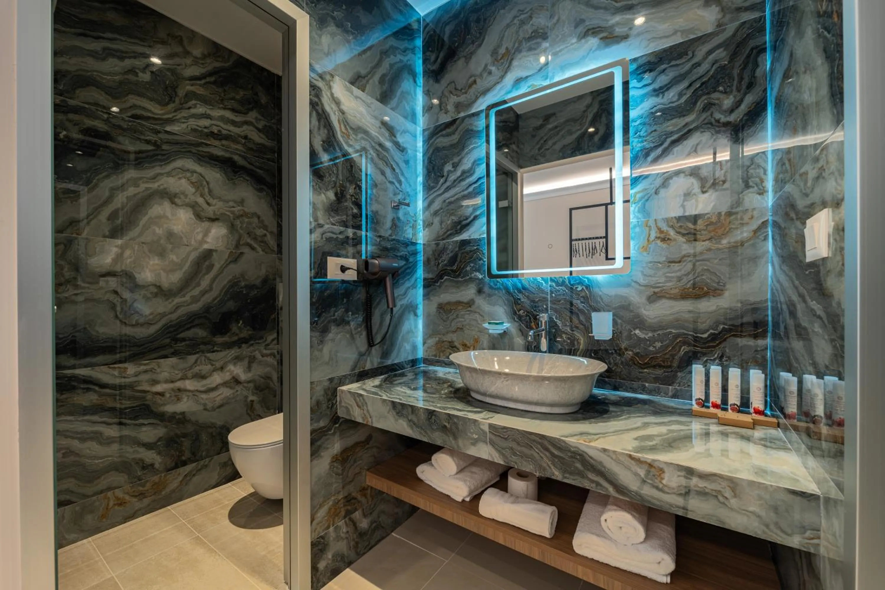 Bathroom in Philia Center Suites