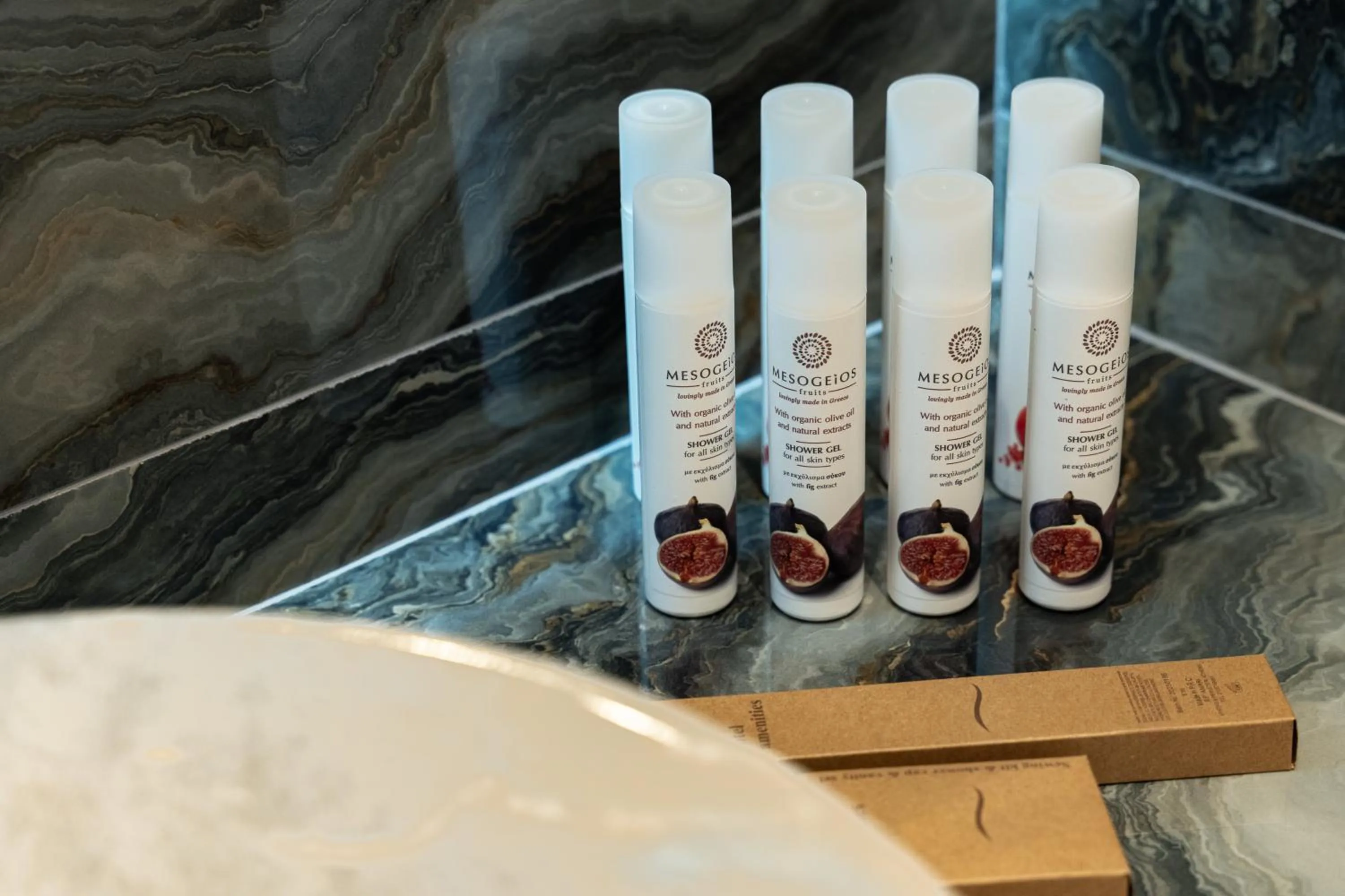 Bathroom in Philia Center Suites