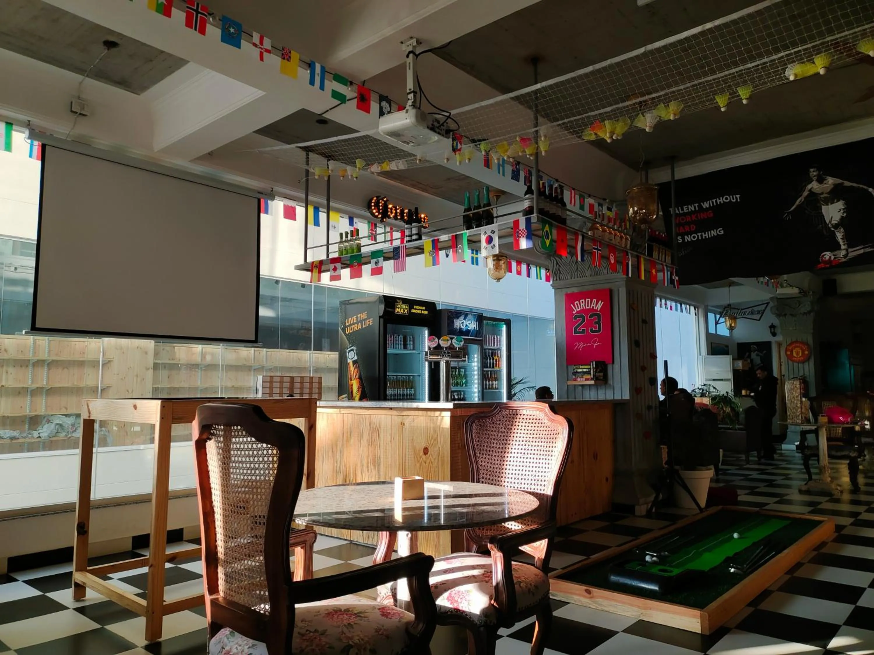 Seating area in 22 Heights