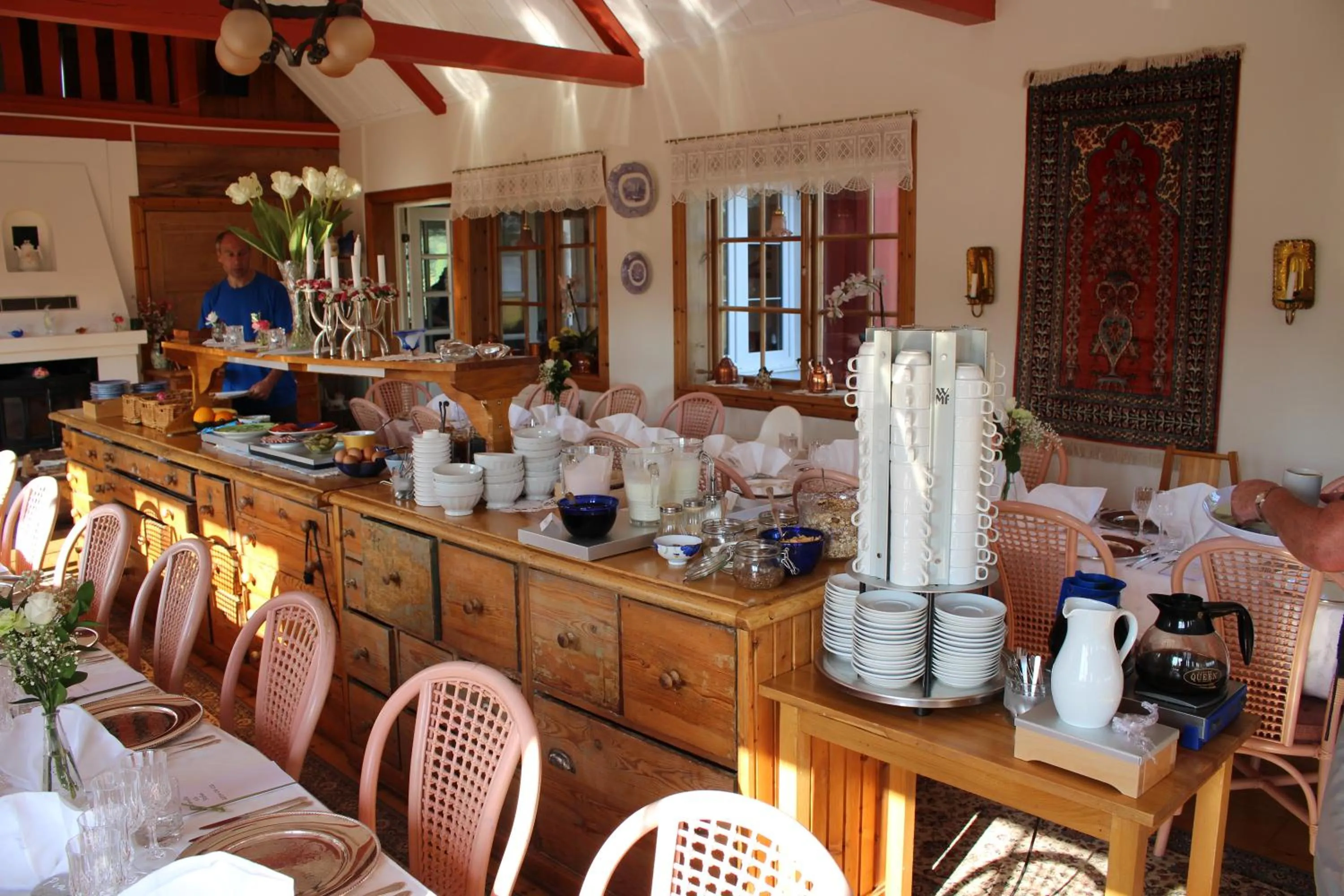 Food and drinks in Odalgården Hotell, Kurs & Konferens