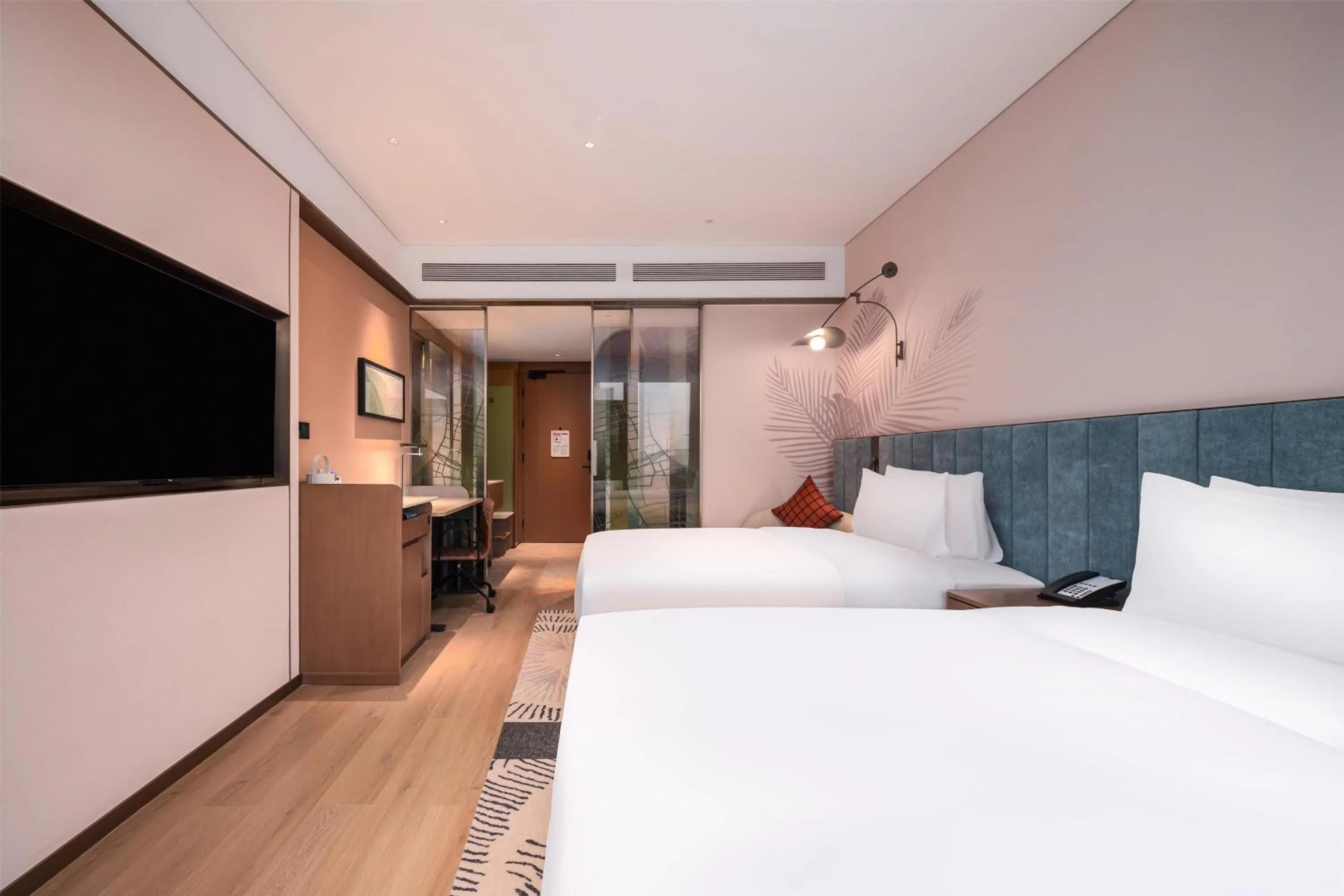 Bed in Hilton Garden Inn Xinyang East Railway Station