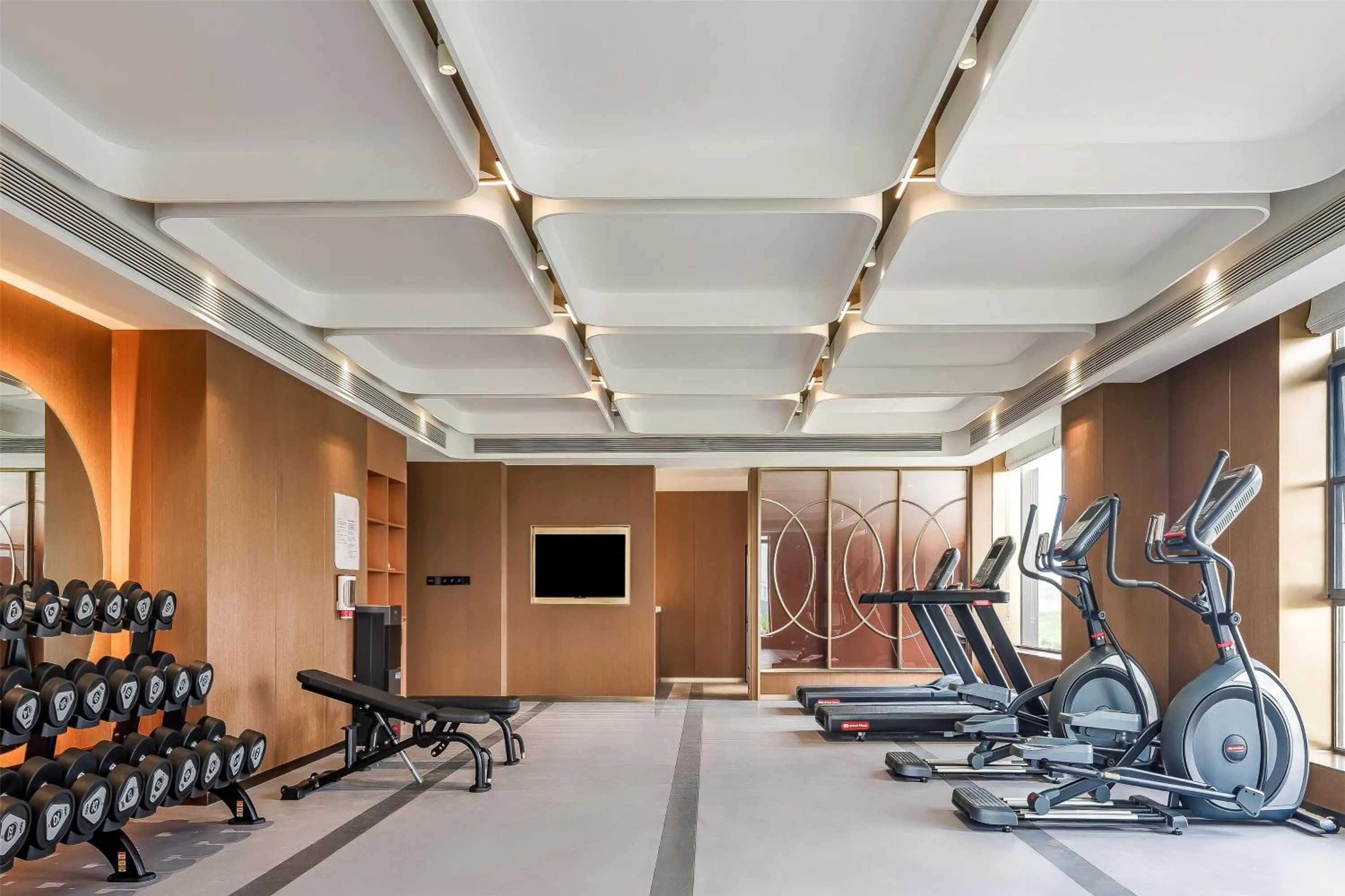 Fitness centre/facilities in Hilton Garden Inn Xinyang East Railway Station