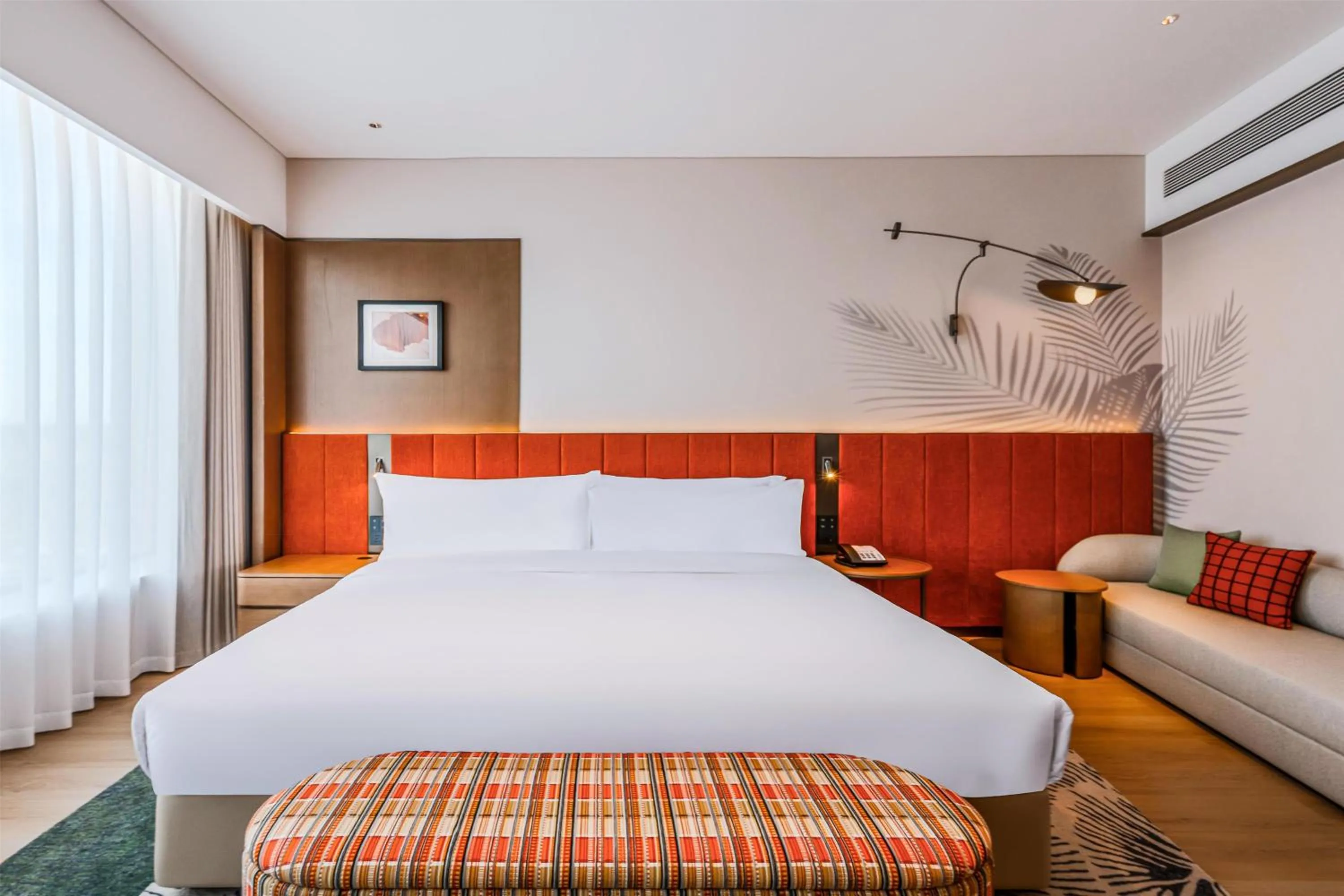 Bed in Hilton Garden Inn Xinyang East Railway Station