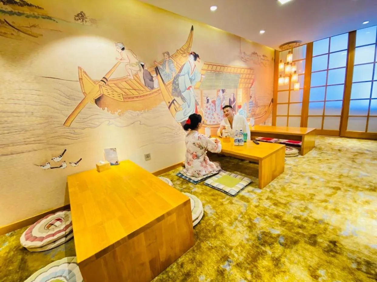 Seating area in Flower Hotel Ulaanbaatar