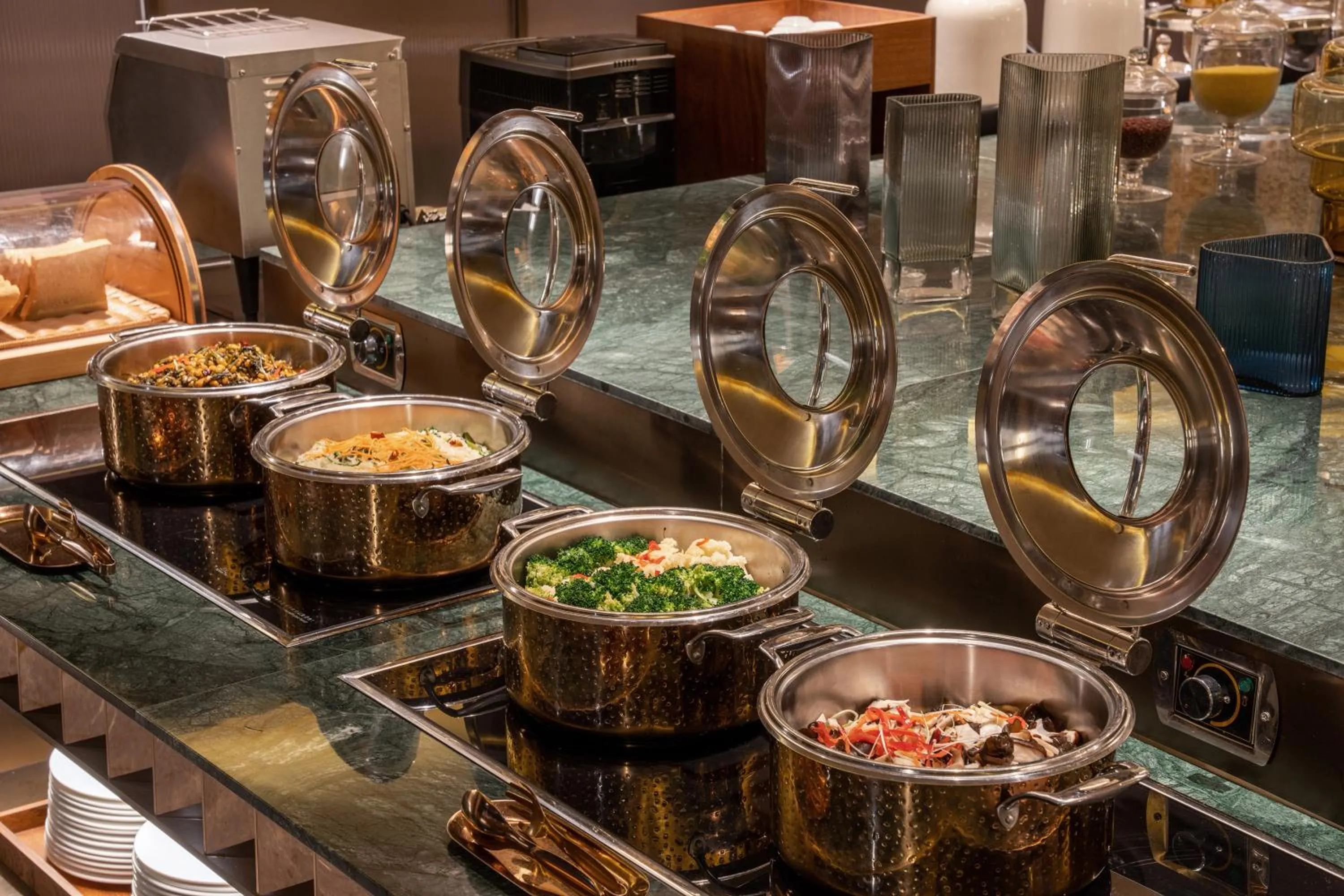 Breakfast in Jingdong Headquarters Crystal Orange Hotel, Yizhuang, Beijing